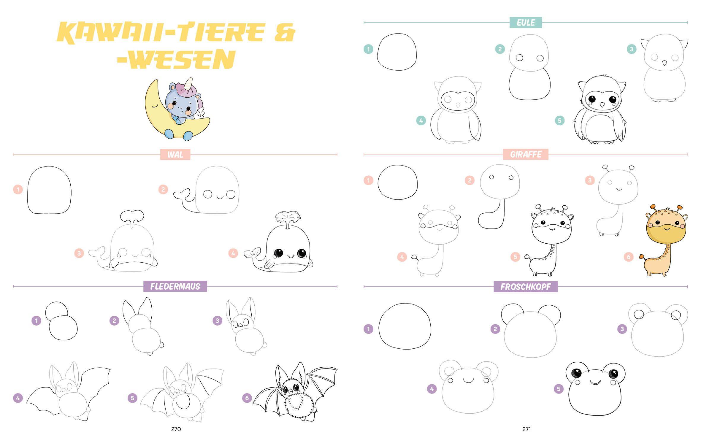 Beispielinhalt (Bild) Die ultimative Motiv-Bibliothek - 1000 x Manga zeichnen