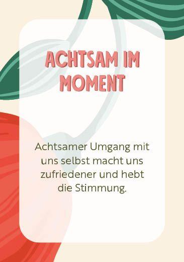 Beispielinhalt (Bild) Kartenset: Meine Gartenpause