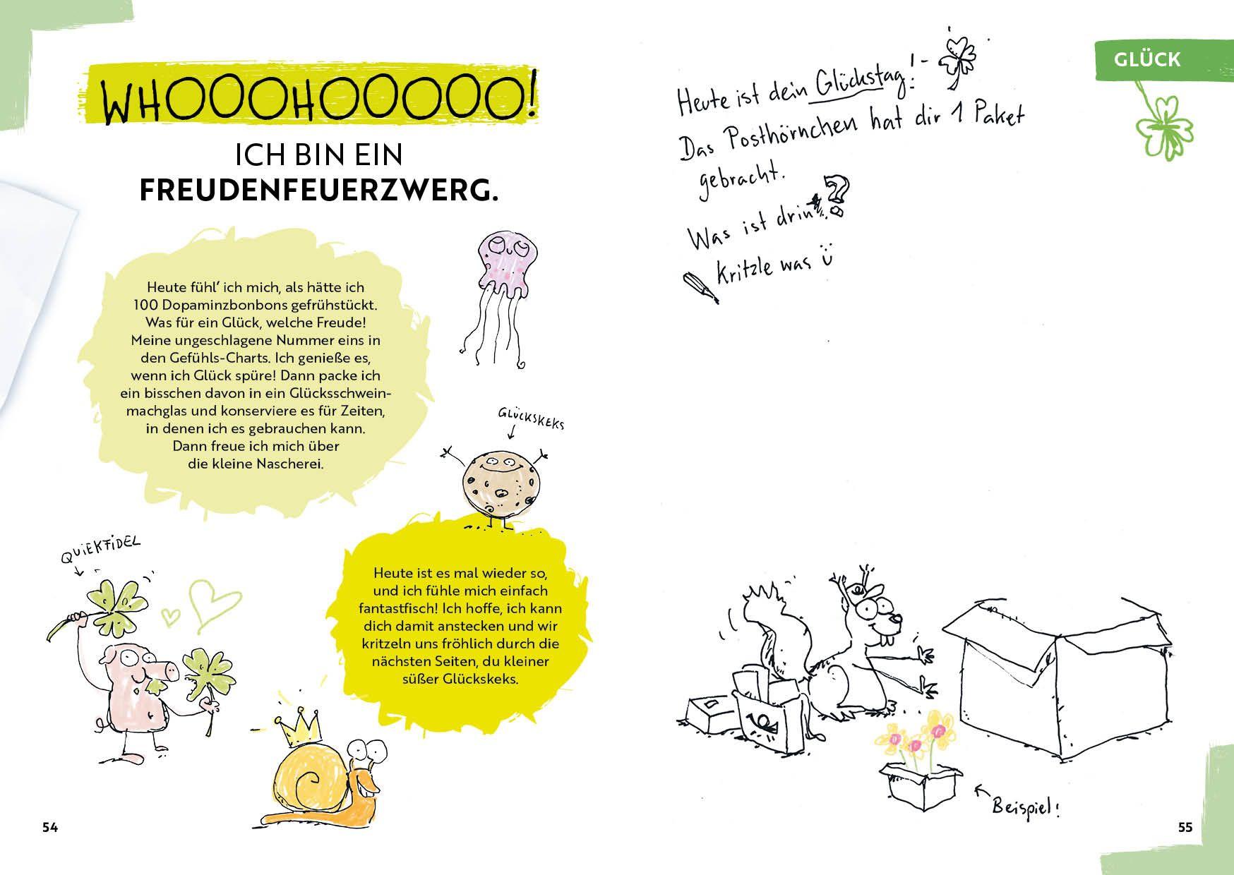 Beispielinhalt (Bild) Mein (un)perfektes Kritzelbuch