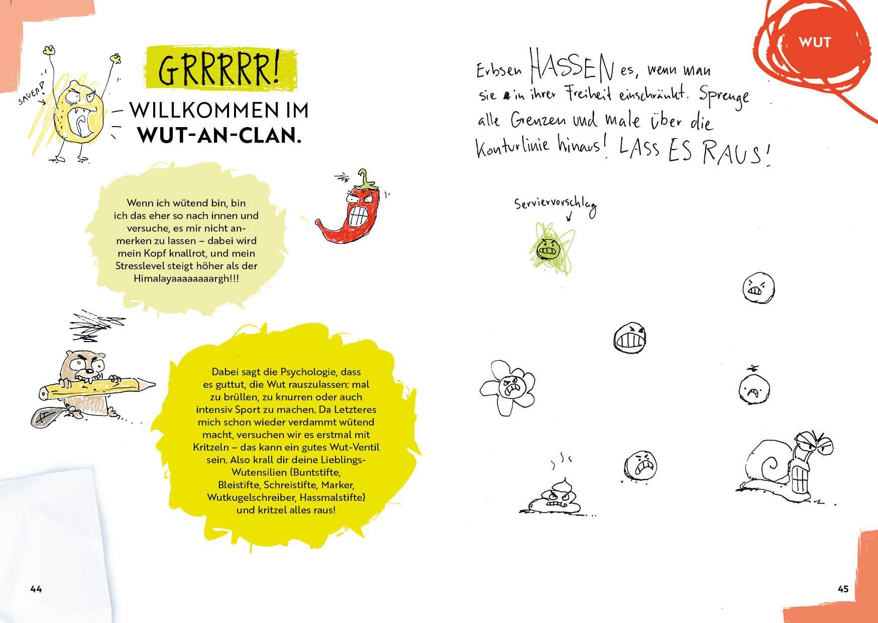 Beispielinhalt (Bild) Mein (un)perfektes Kritzelbuch