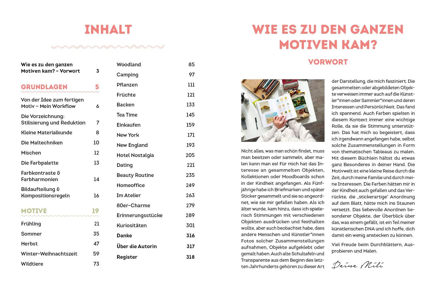 Beispielinhalt (Bild) 300 Motive - Watercolor