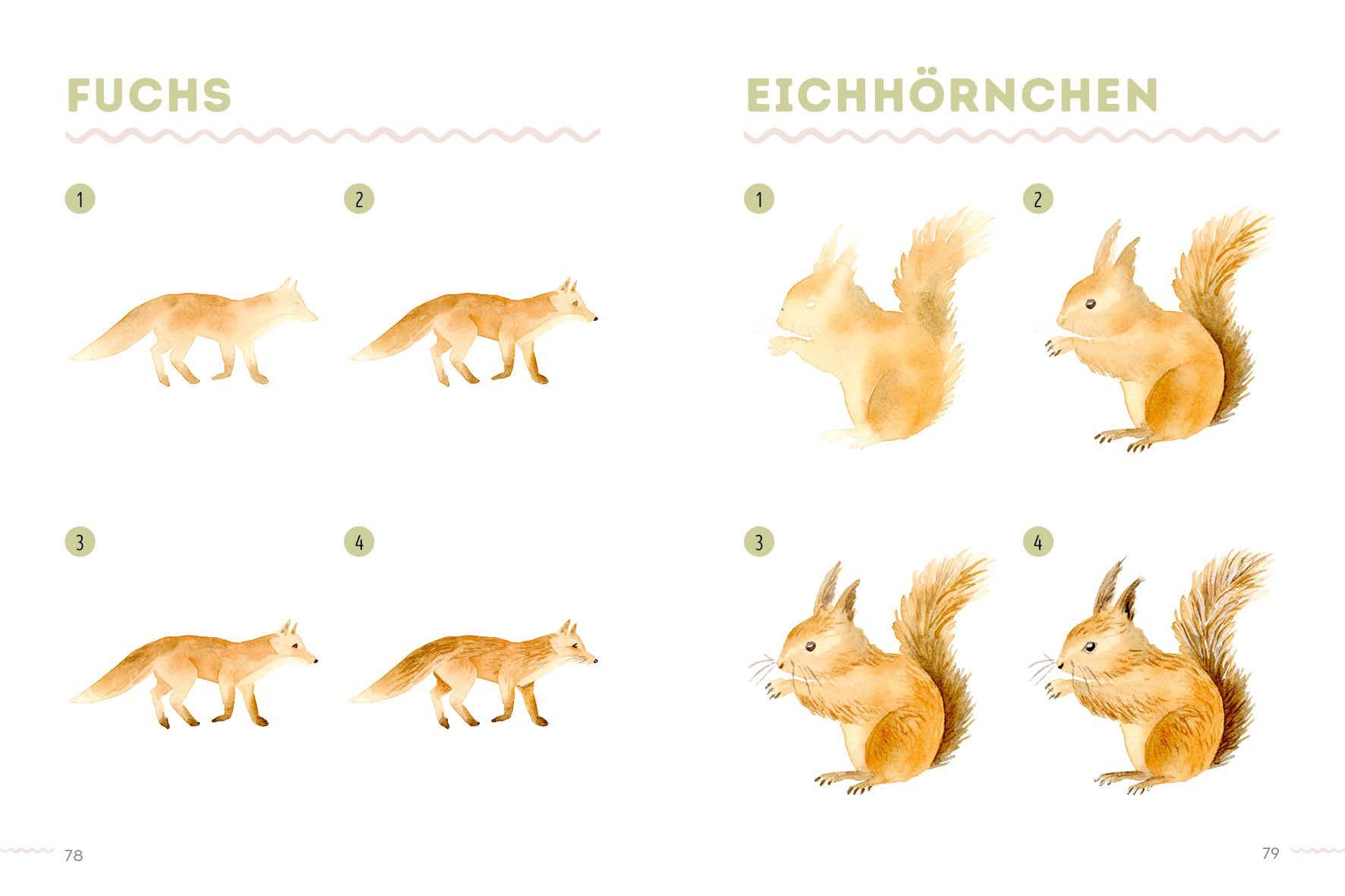 Beispielinhalt (Bild) 300 Motive - Watercolor