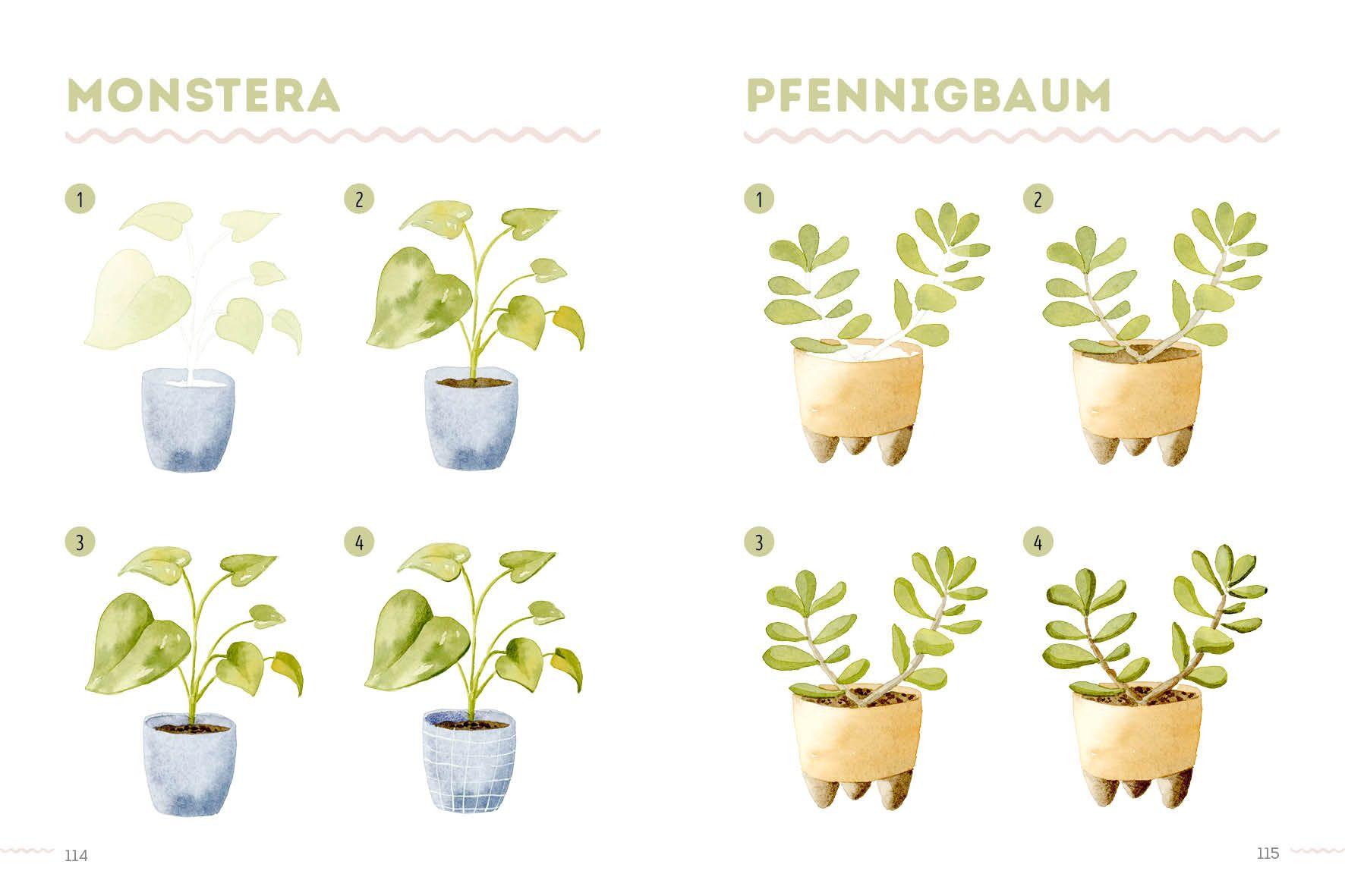 Beispielinhalt (Bild) 300 Motive - Watercolor
