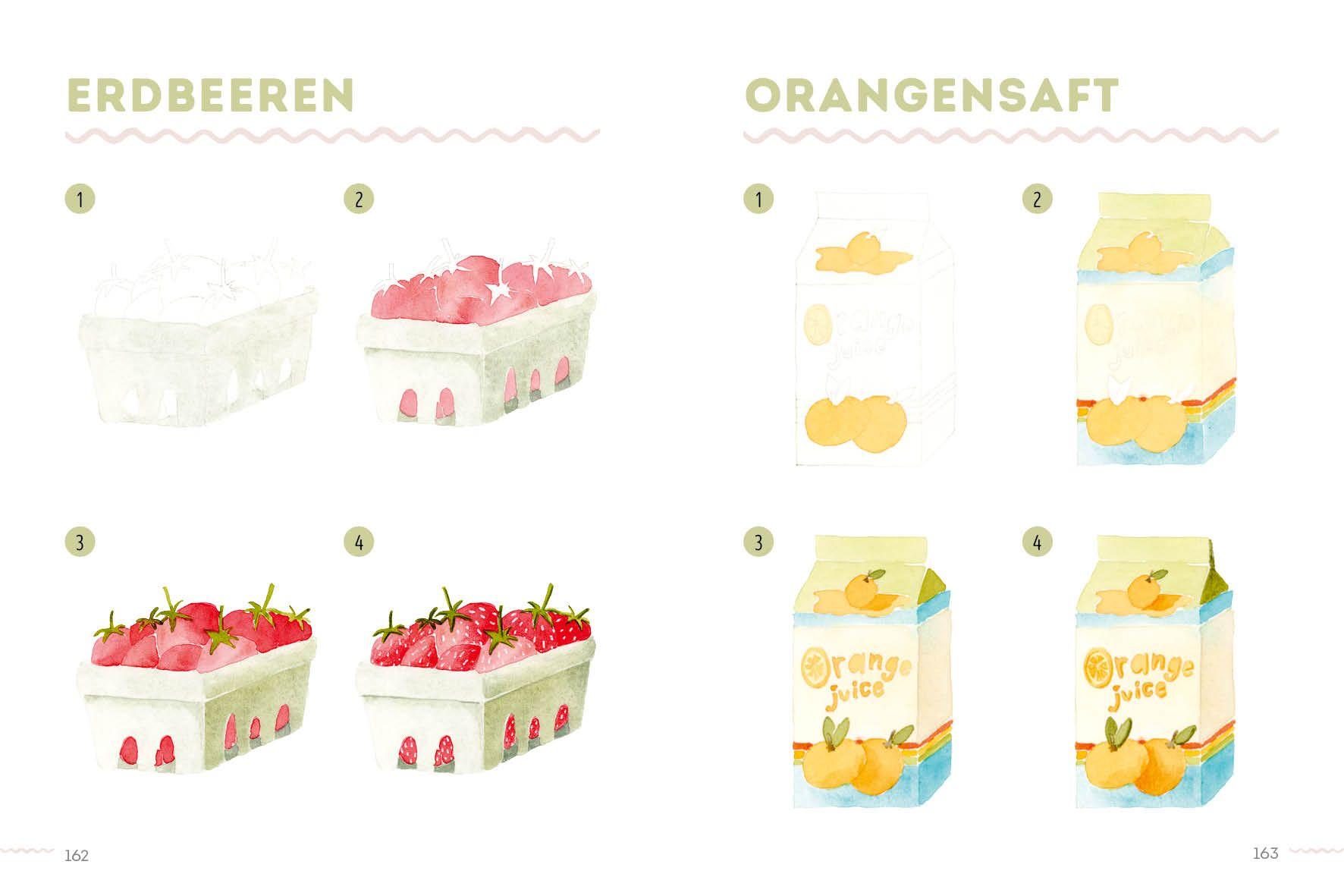 Beispielinhalt (Bild) 300 Motive - Watercolor