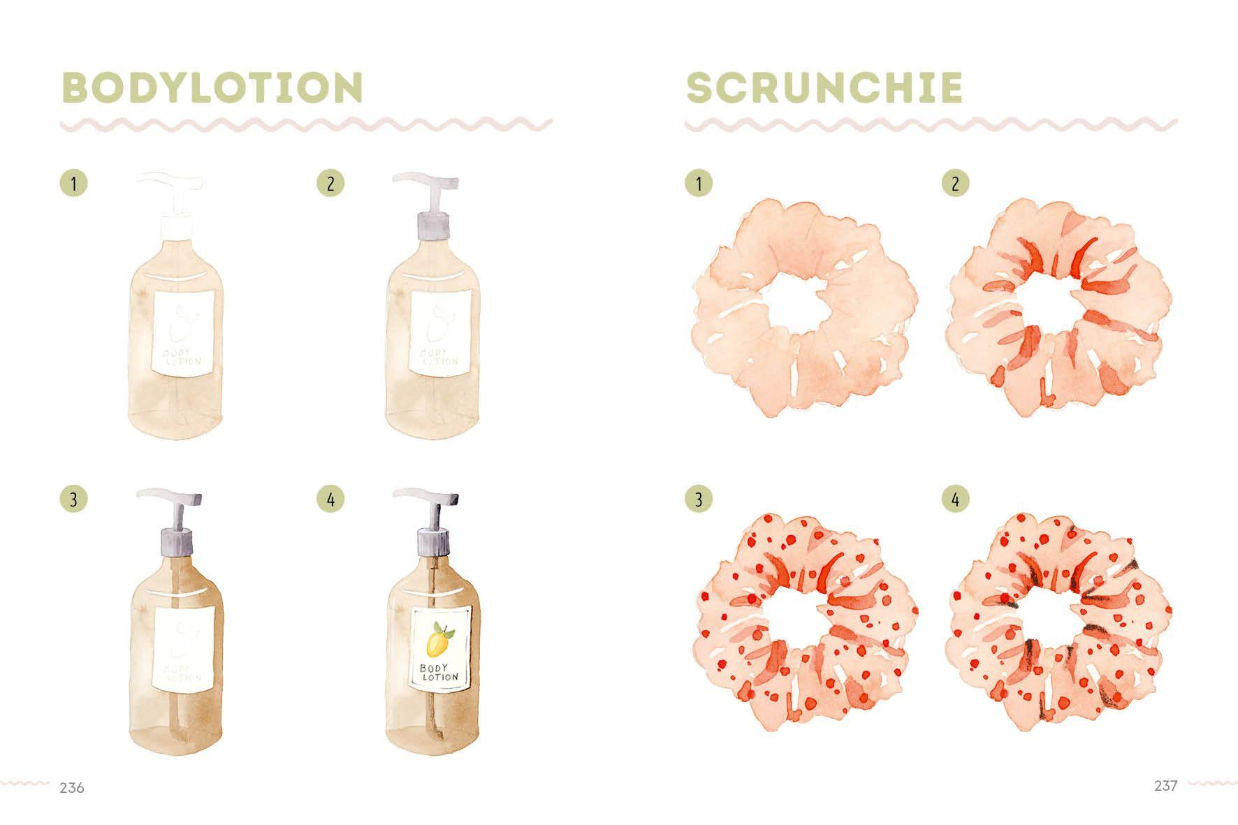 Beispielinhalt (Bild) 300 Motive - Watercolor