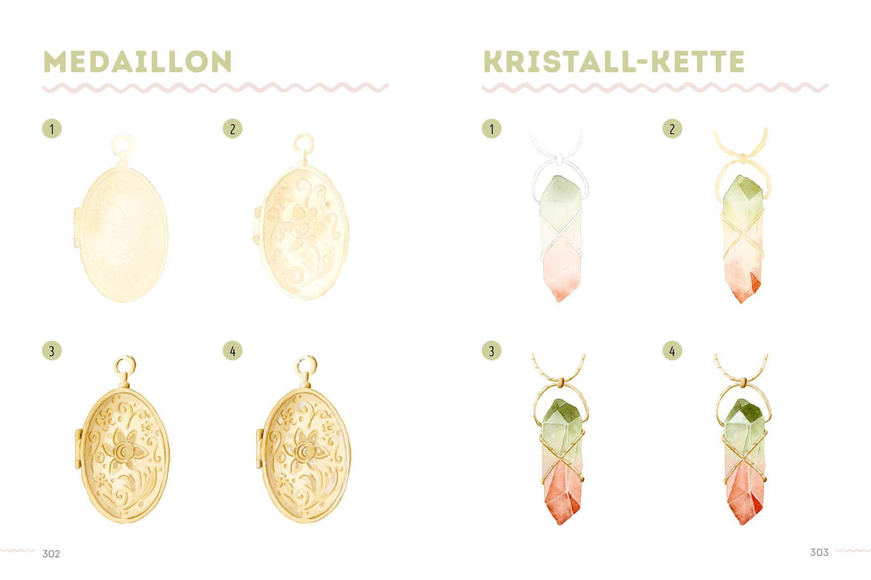 Beispielinhalt (Bild) 300 Motive - Watercolor