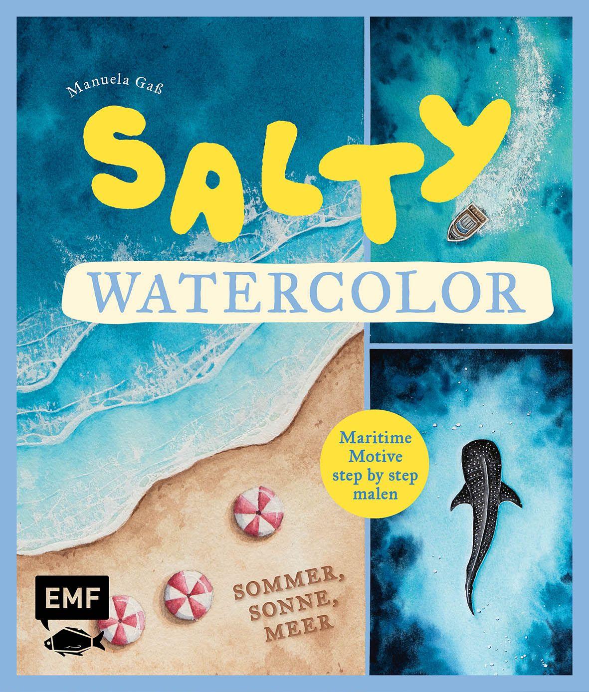 Vorderes Coverbild Salty Watercolor - Sommer, Sonne, Meer