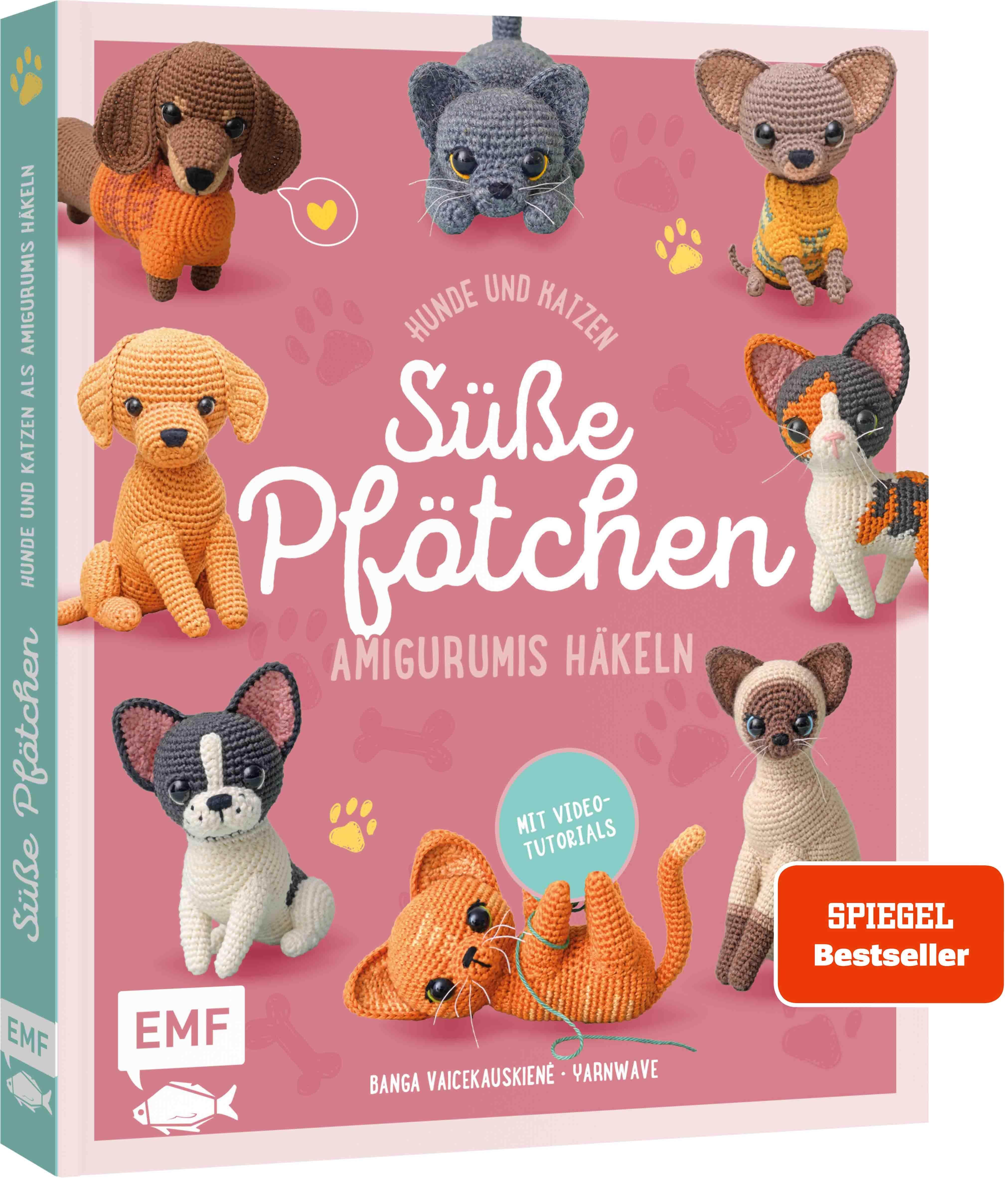 Vorderes Coverbild Süße Pfötchen - Hunde und Katzen als Amigurumis häkeln
