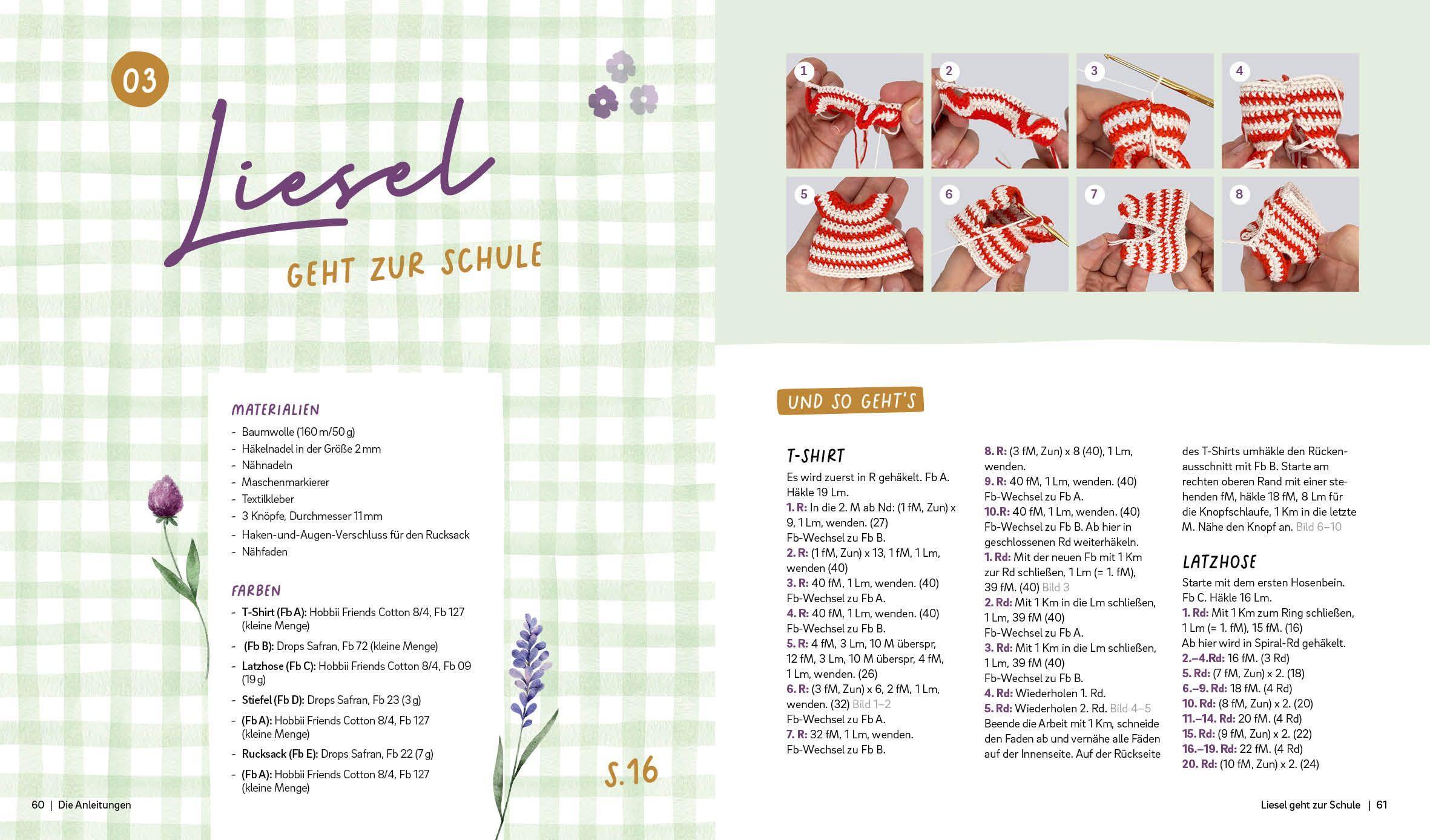 Beispielinhalt (Bild) Lulu loves the moon  - Amigurumi-Lieblingspuppen häkeln mit @lululovesthemoon