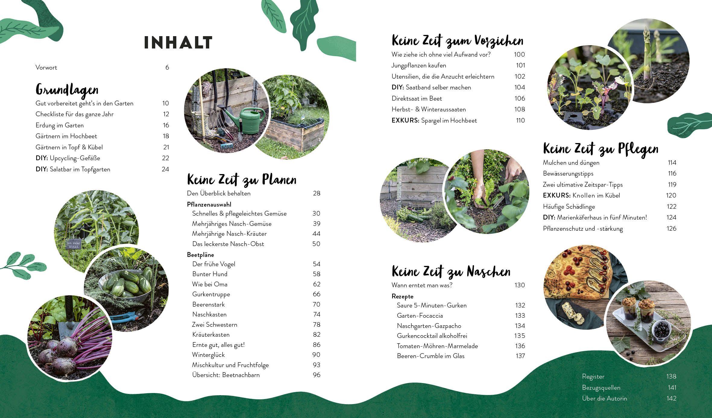 Beispielinhalt (Bild) Keine Zeit zu gärtnern - Easy Ernteglück mit wenig Aufwand