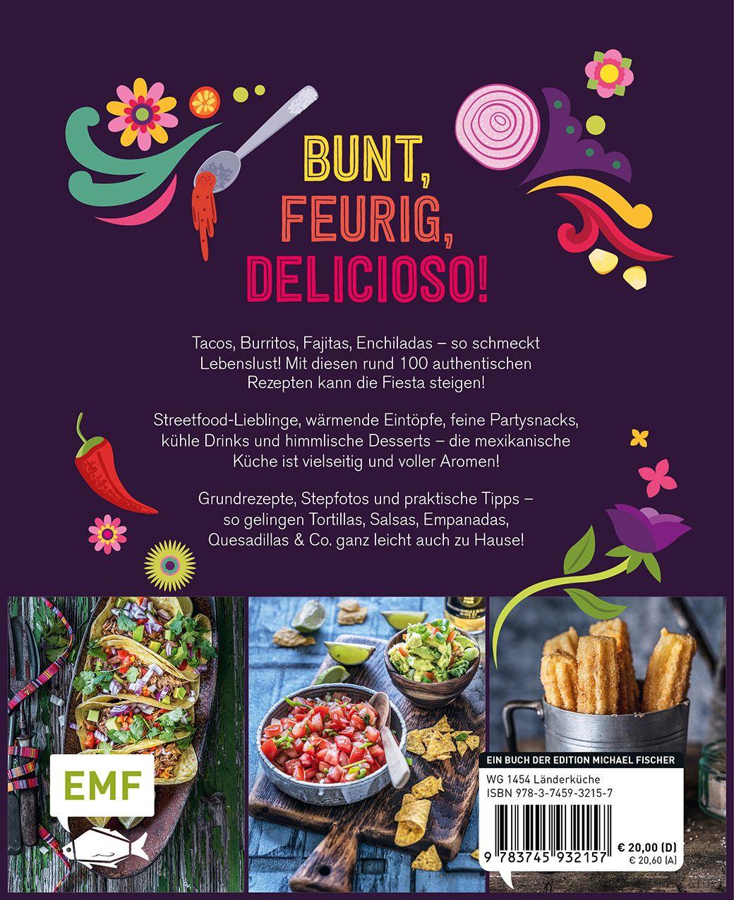 Beispielinhalt (Bild) Fiesta - Das Mexiko-Kochbuch - mit edler Ausstattung und Farbschnitt