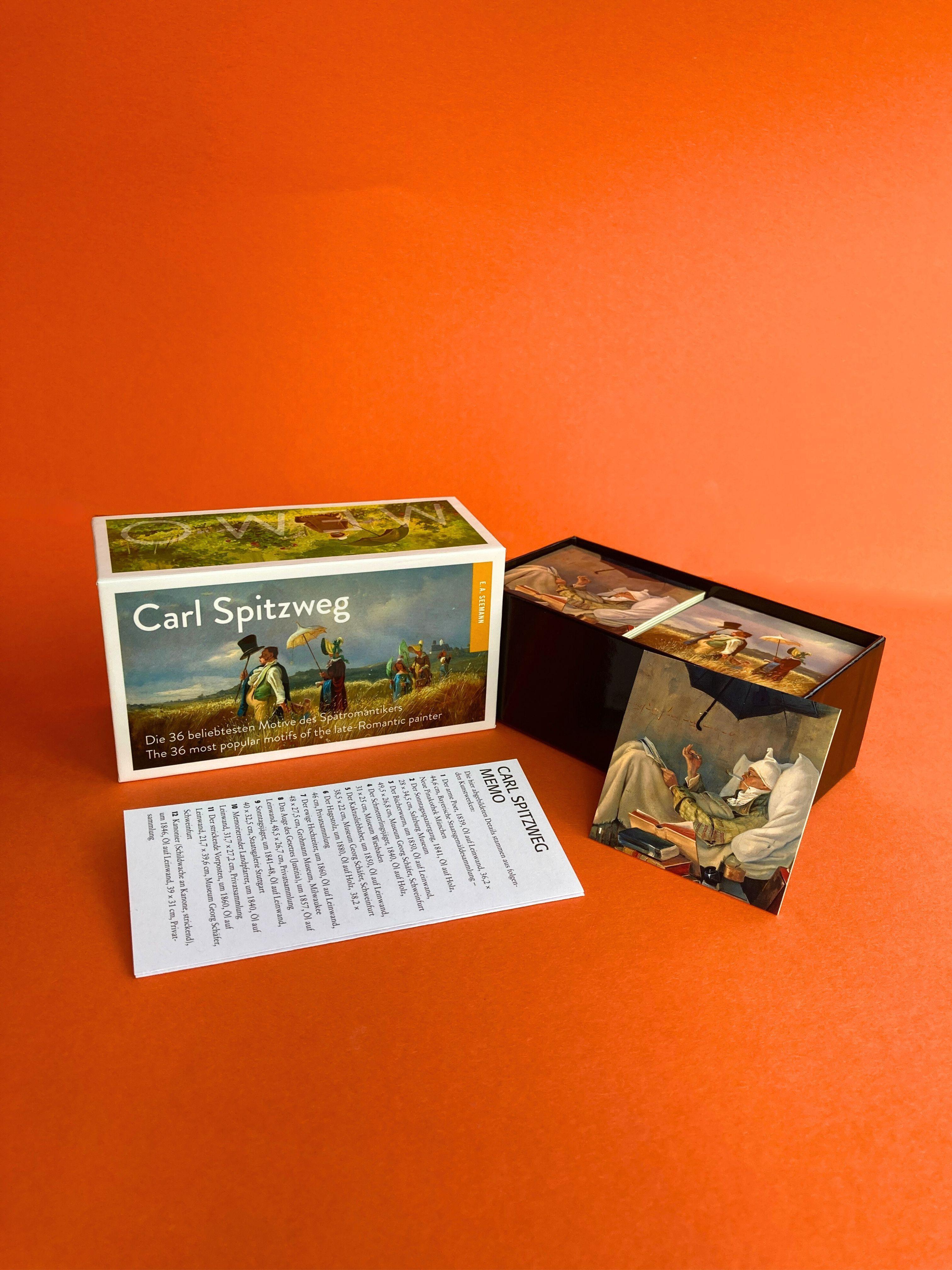 Beispielinhalt (Bild) Carl Spitzweg. Memo | Matching Game 10 Expl. im Verkaufsdisplay