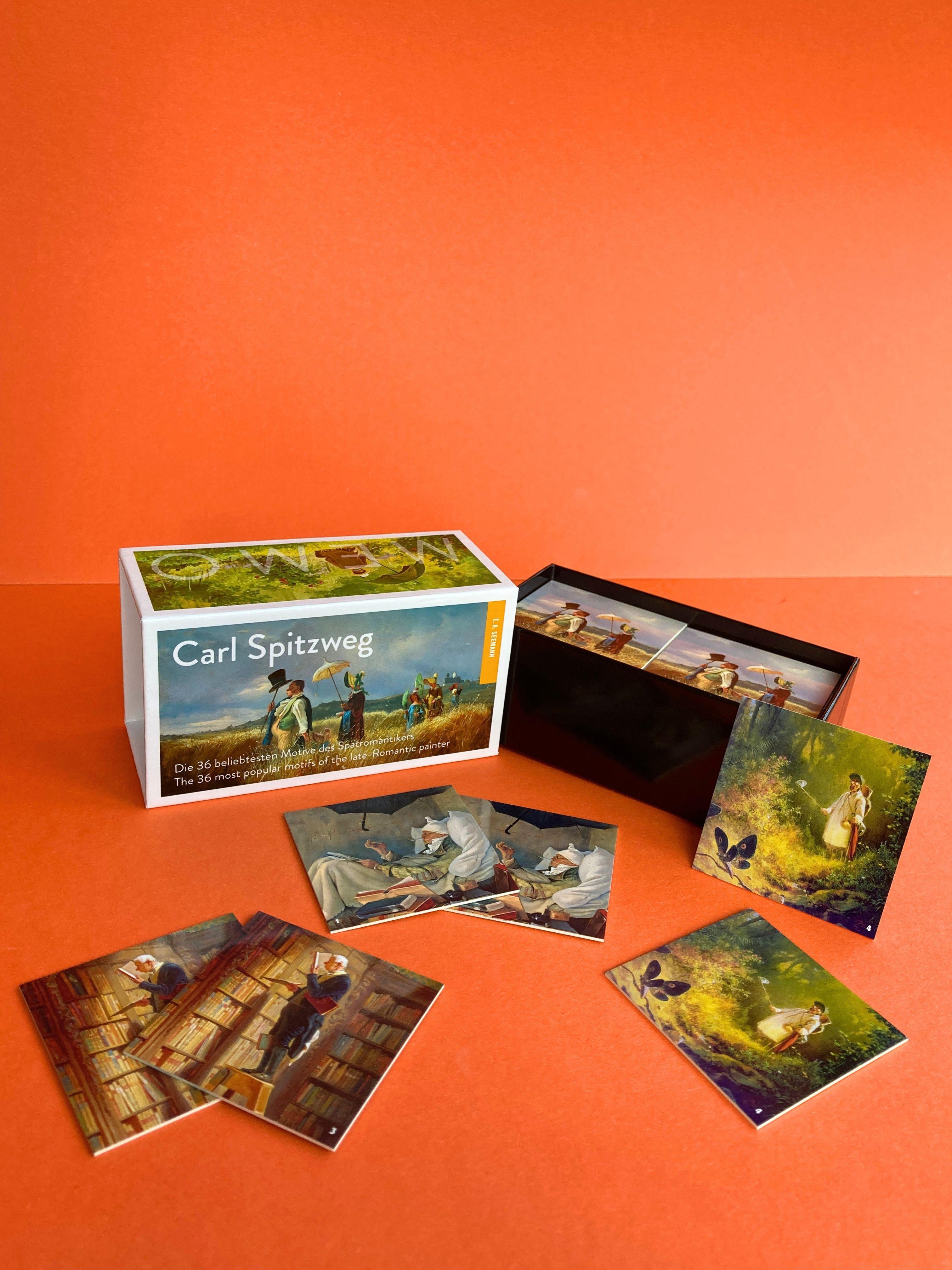 Beispielinhalt (Bild) Carl Spitzweg. Memo | Matching Game 10 Expl. im Verkaufsdisplay