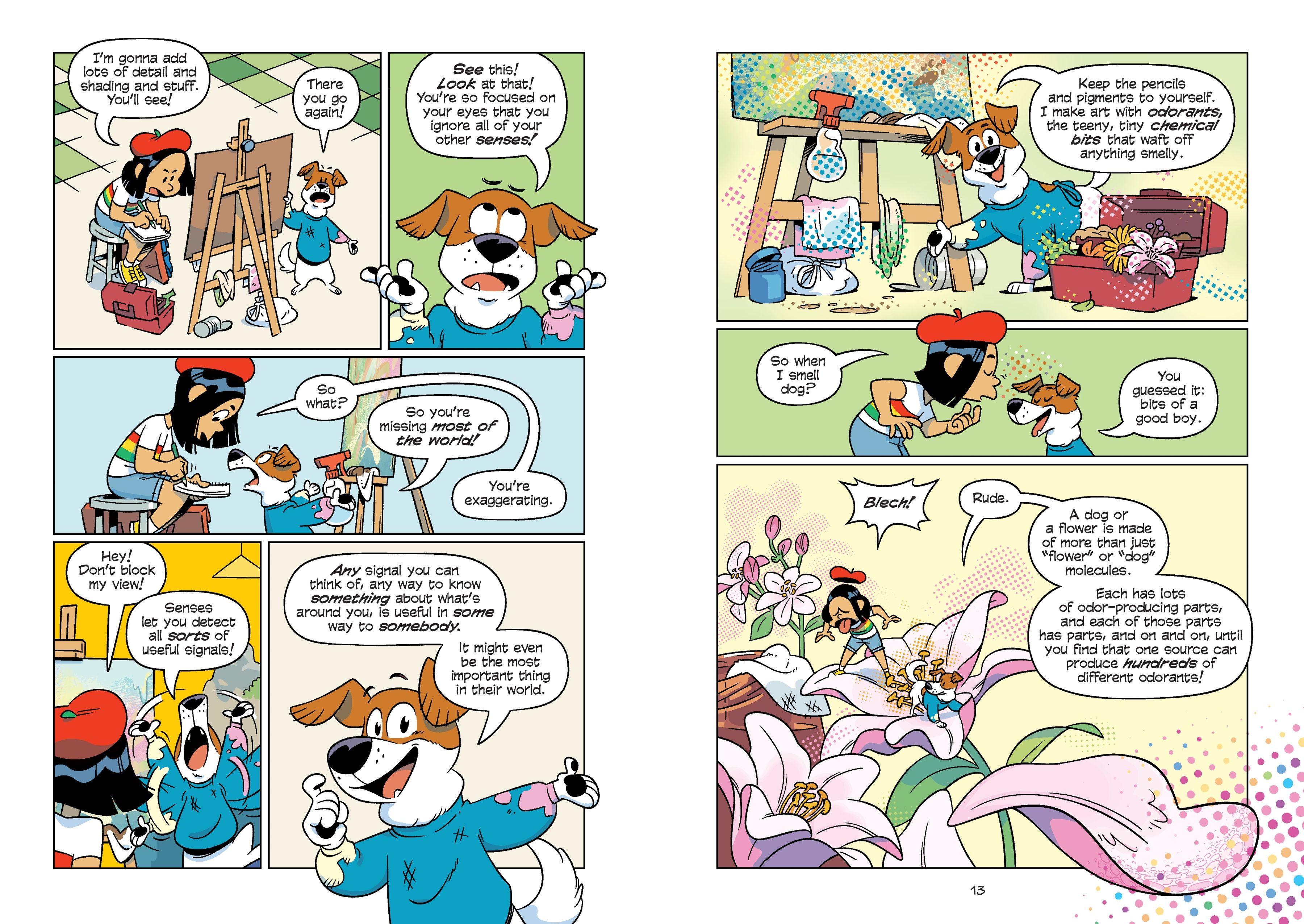 Beispielinhalt (Bild) Science Comics: The Senses