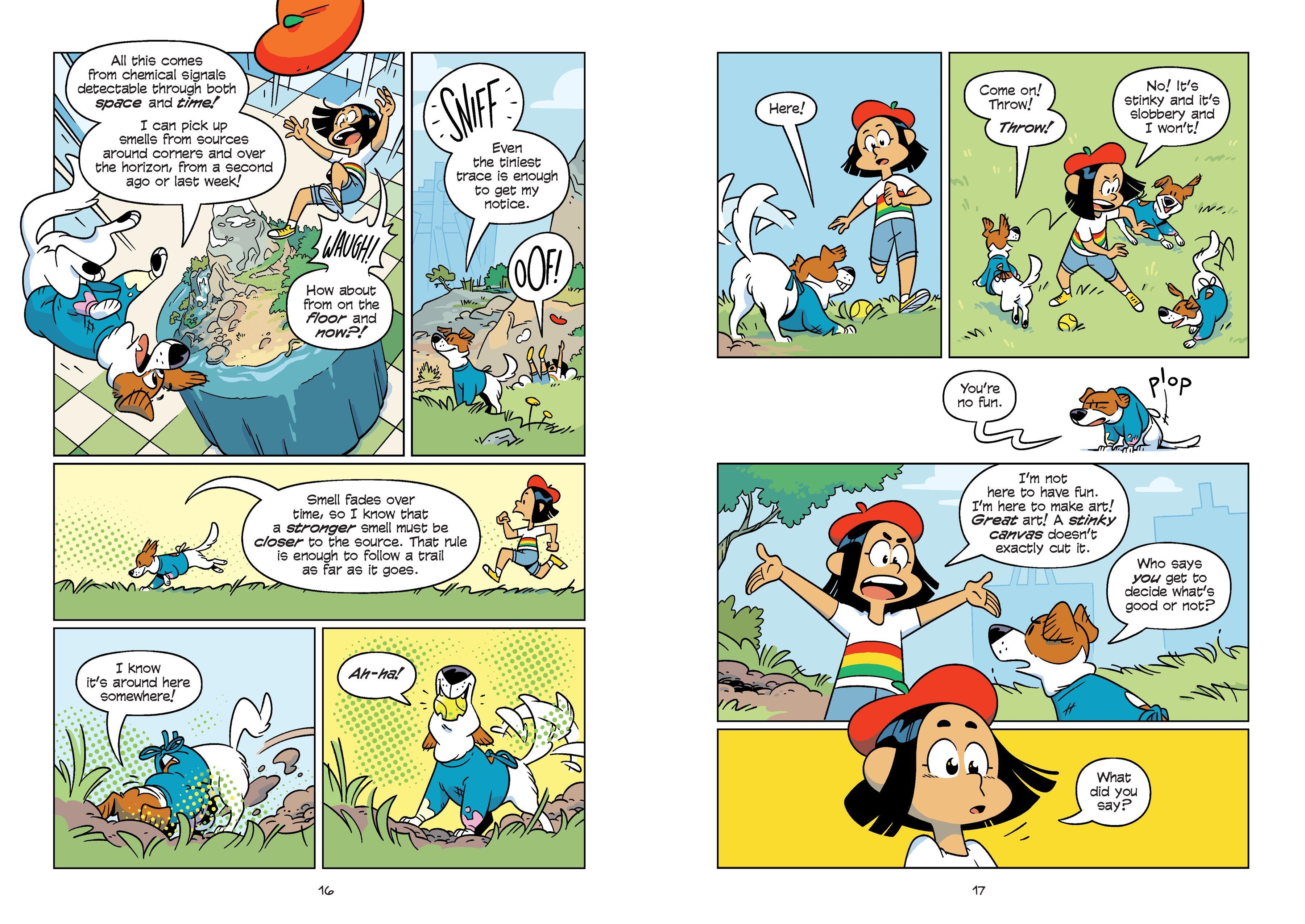 Beispielinhalt (Bild) Science Comics: The Senses