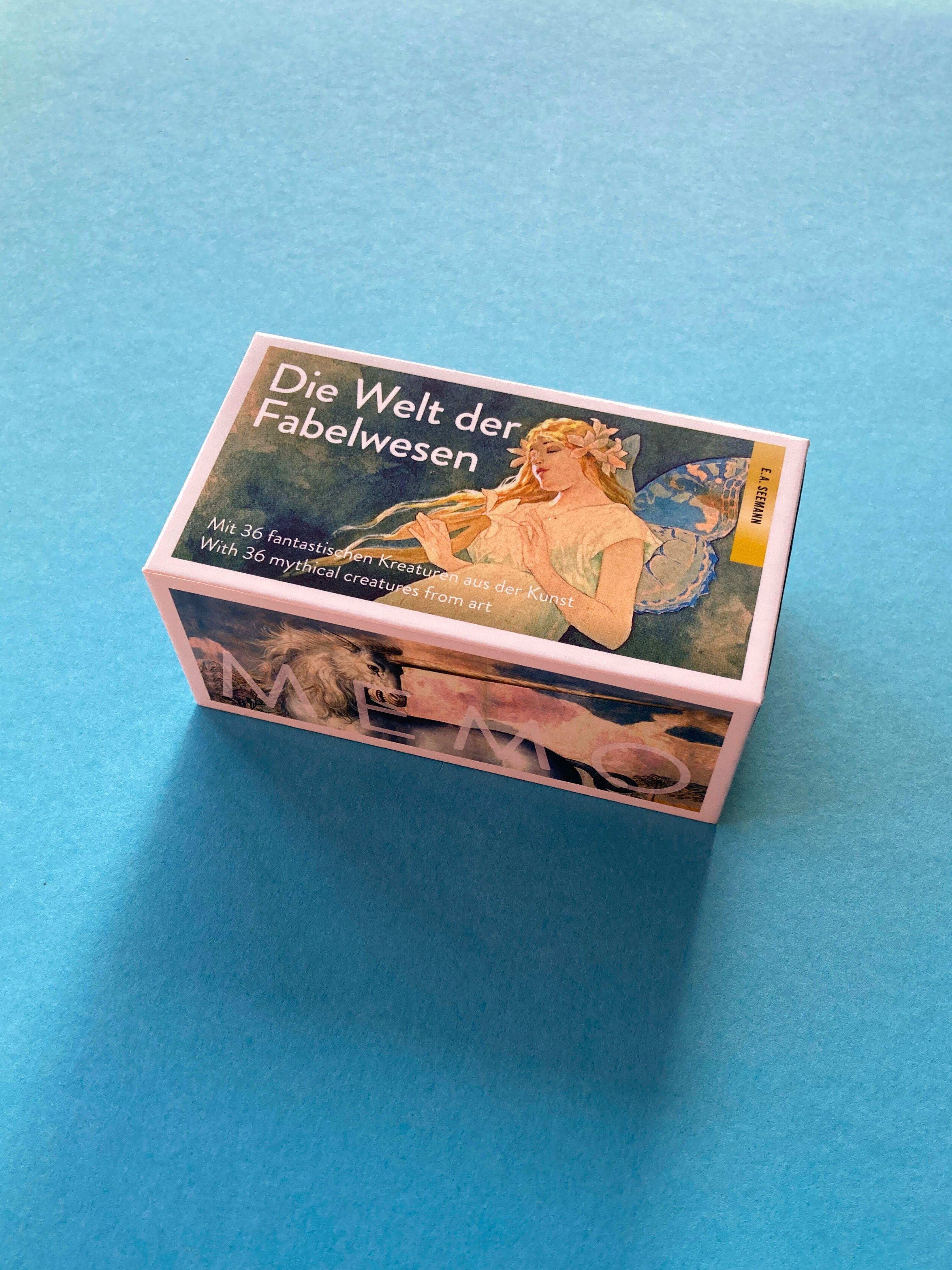 Beispielinhalt (Bild) Die Welt der Fabelwesen. Memo | The World of Fabulous Beasts. Matching Game