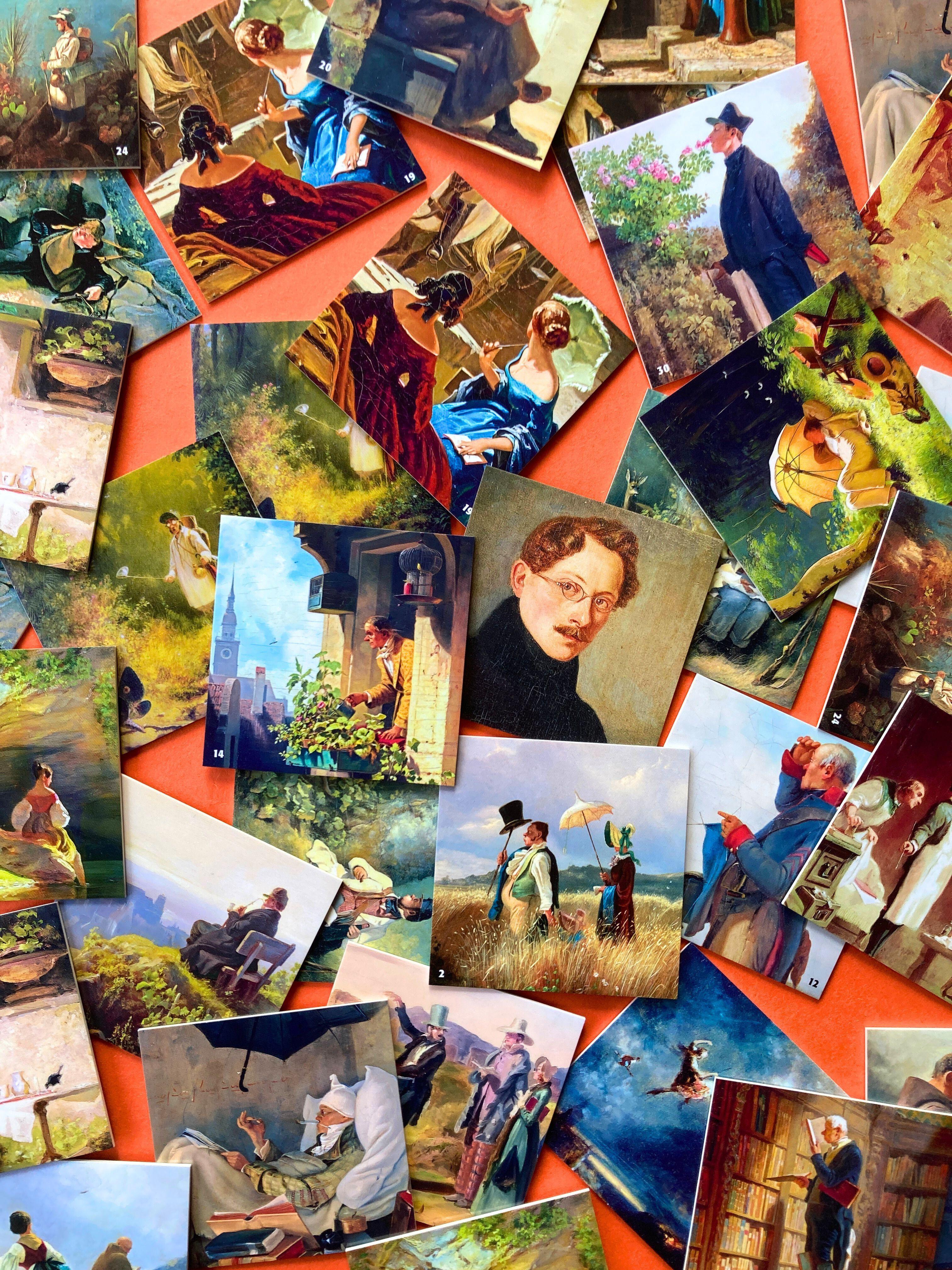 Beispielinhalt (Bild) Carl Spitzweg. Memo | Matching Game