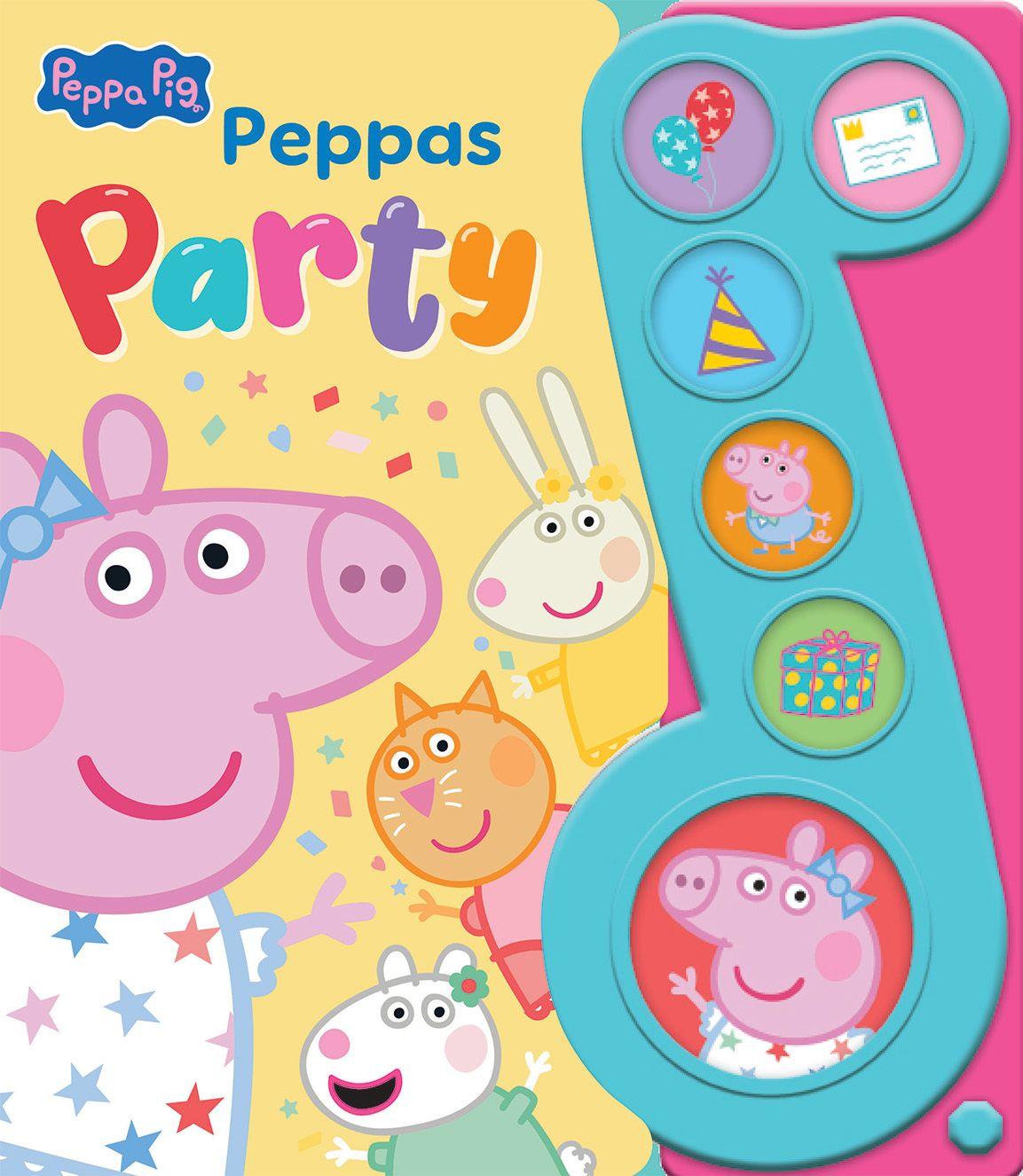 Vorderes Coverbild Peppa Pig - Peppas Party - Liederbuch mit Sound - Pappbilderbuch mit 6 Melodien - Peppa Wutz