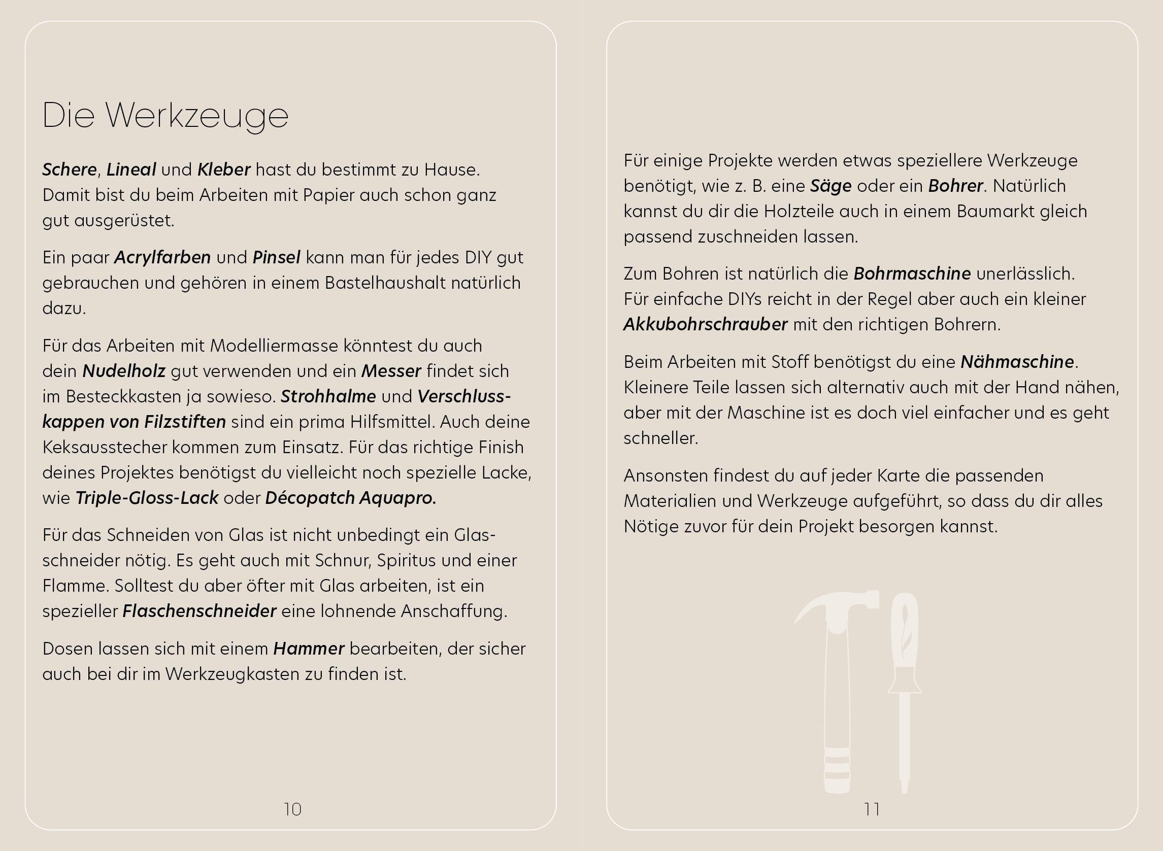 Beispielinhalt (Bild) Dein Weg zu Entspannung mit DIY