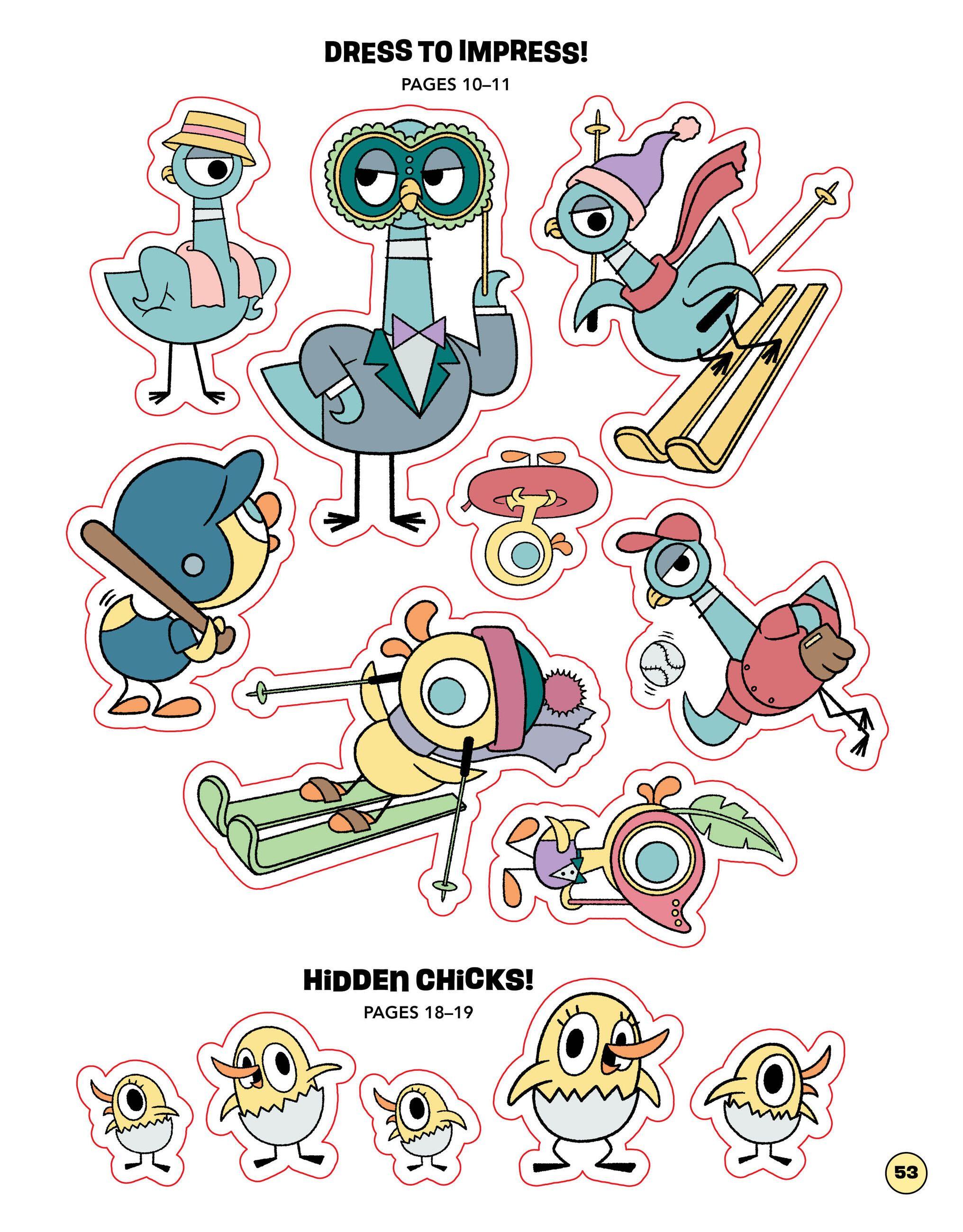 Beispielinhalt (Bild) Don't Let The Pigeon Sticker This Book!