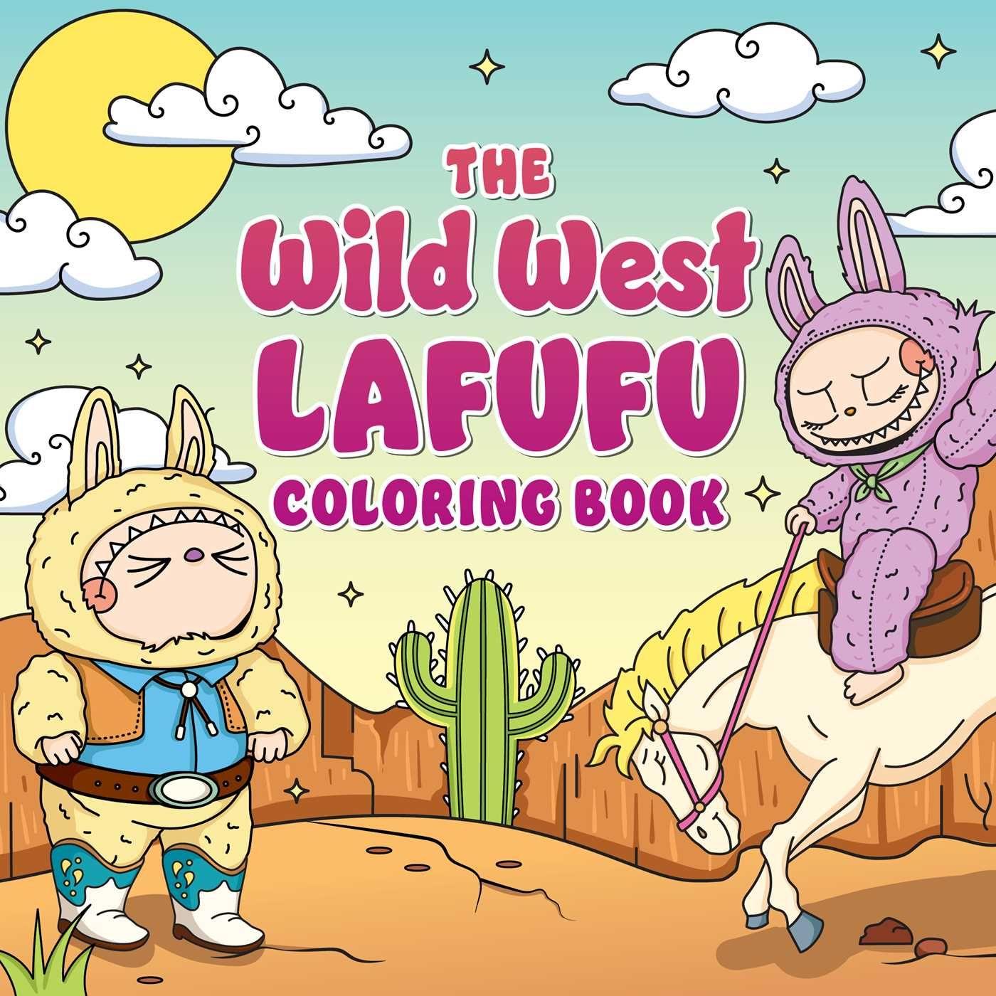 Vorderes Coverbild The Wild West Lafufu Coloring Book