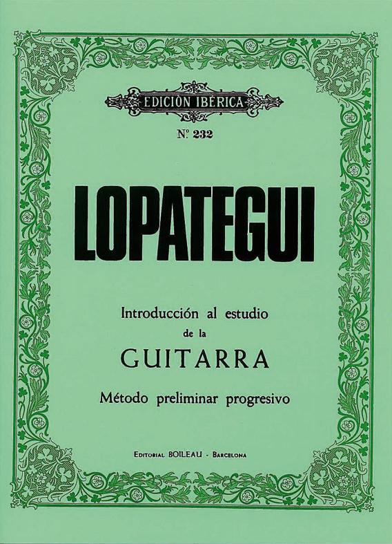 Vorderes Coverbild Introducción al estudio de la guitarra