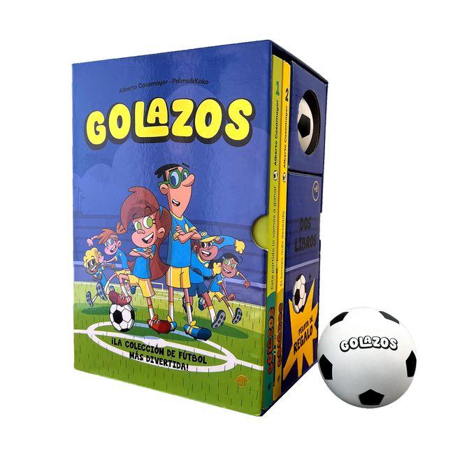 Vorderes Coverbild Estuche Golazos: 2 Libros + Pelota / The Super Goals Box Set: 2 Books + Soccer Ball (Spanish Edition)