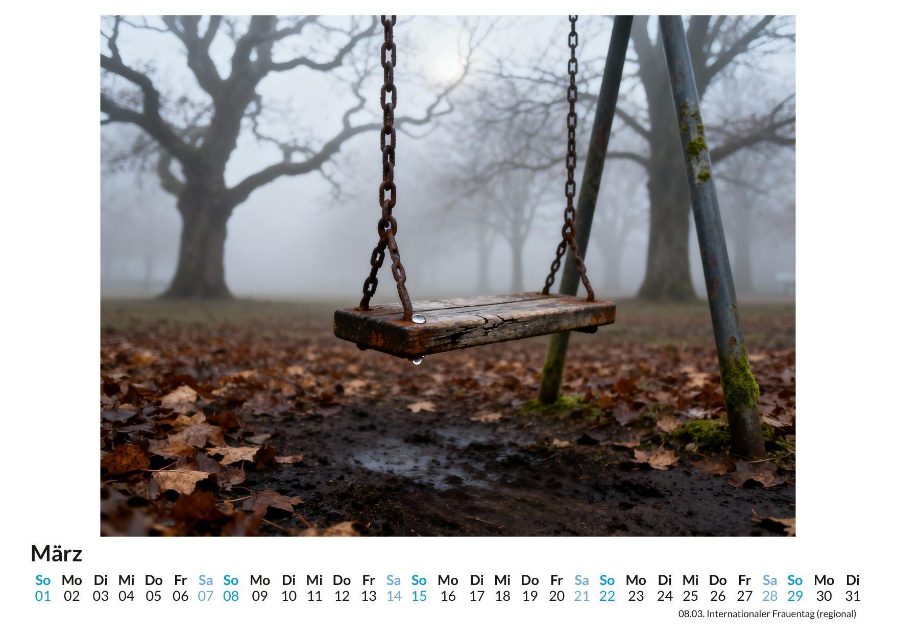 Beispielinhalt (Bild) Existenzkrisen-Kalender