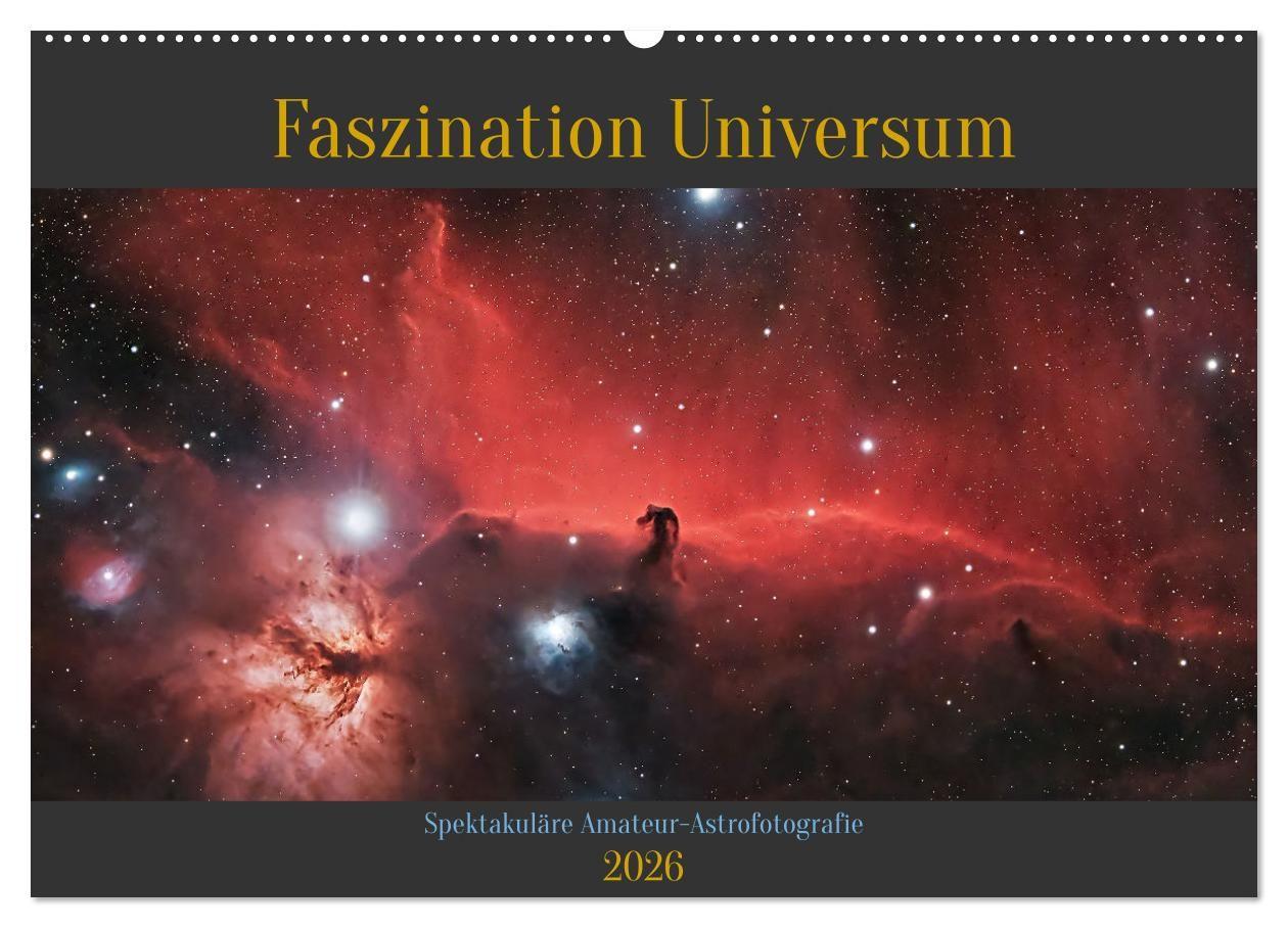 Vorderes Coverbild Faszination Universum (Wandkalender 2026 DIN A2 quer), CALVENDO Monatskalender