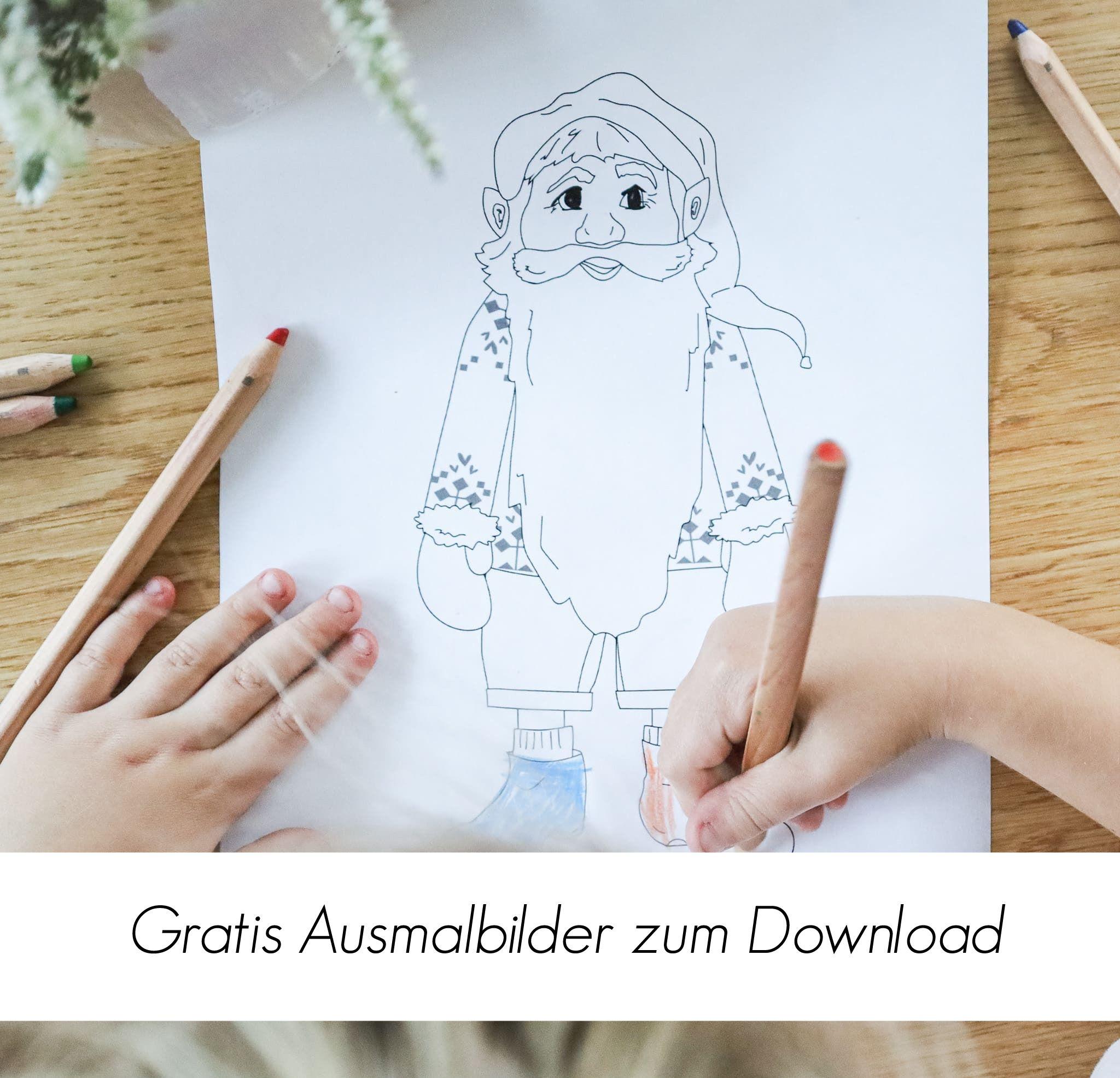 Beispielinhalt (Bild) Die geheimen Wichtelbriefe - 24 Briefe mit magischen Geschichten, Geheimrezepten und Bastelideen