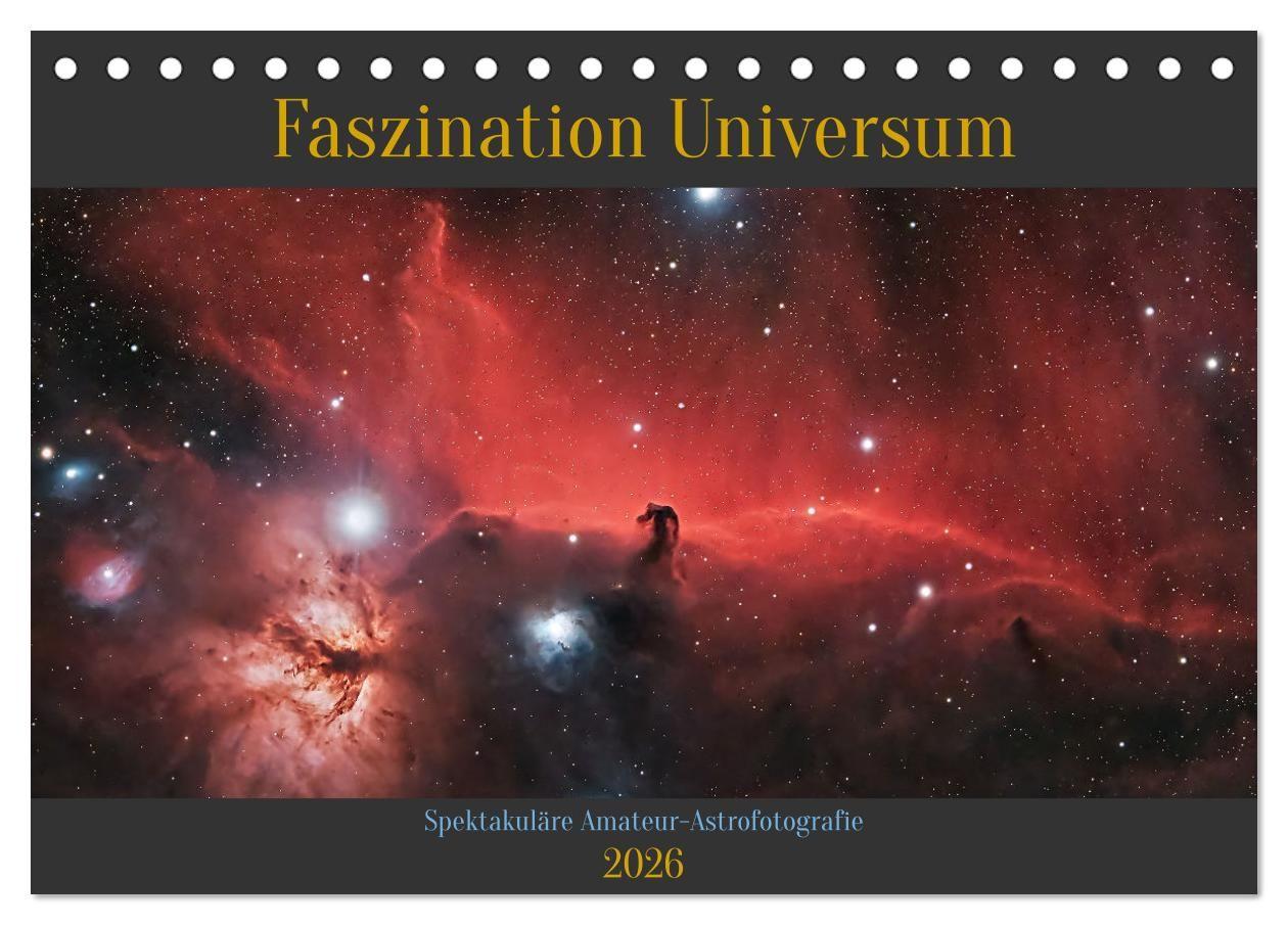 Vorderes Coverbild Faszination Universum (Tischkalender 2026 DIN A5 quer), CALVENDO Monatskalender