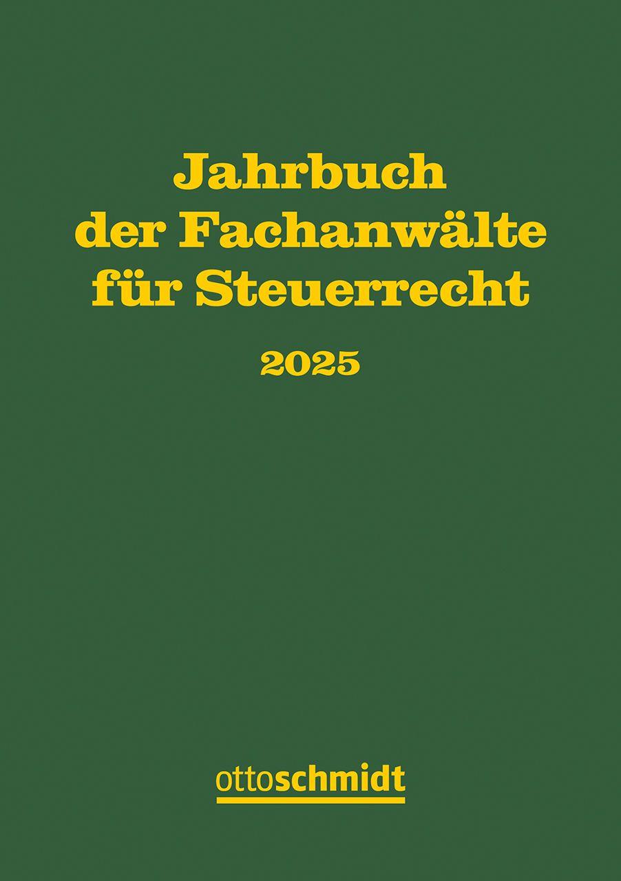 Vorderes Coverbild Jahrbuch der Fachanwälte für Steuerrecht 2025