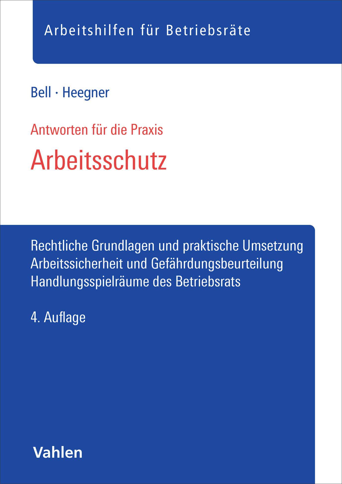 Vorderes Coverbild Arbeitsschutz