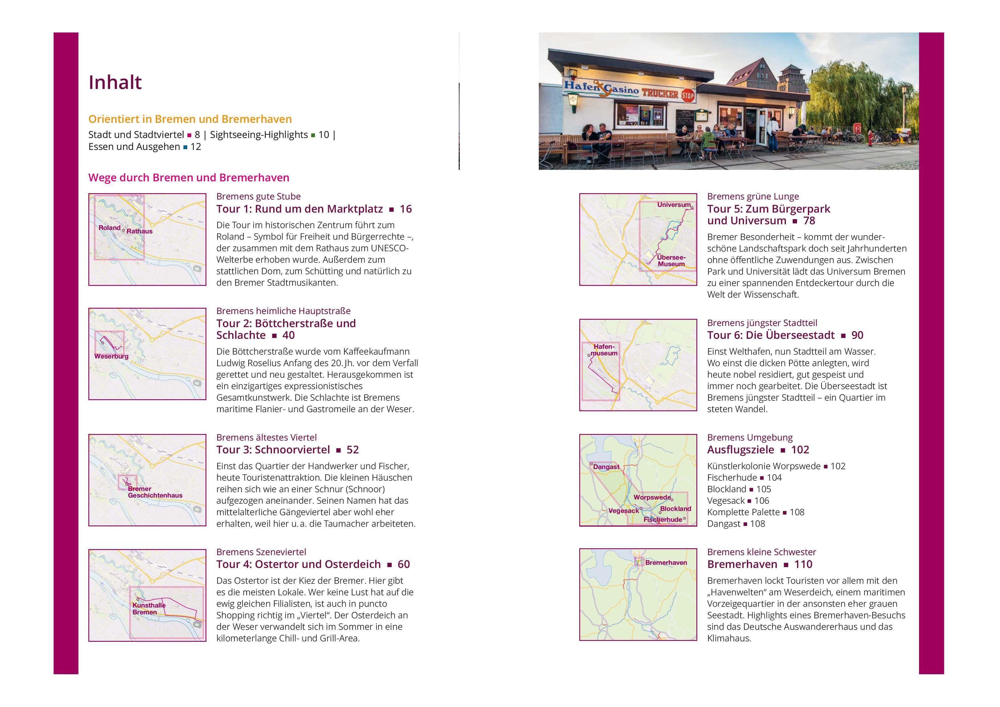 Beispielinhalt (Bild) MICHAEL MÜLLER REISEFÜHRER Bremen MM-City