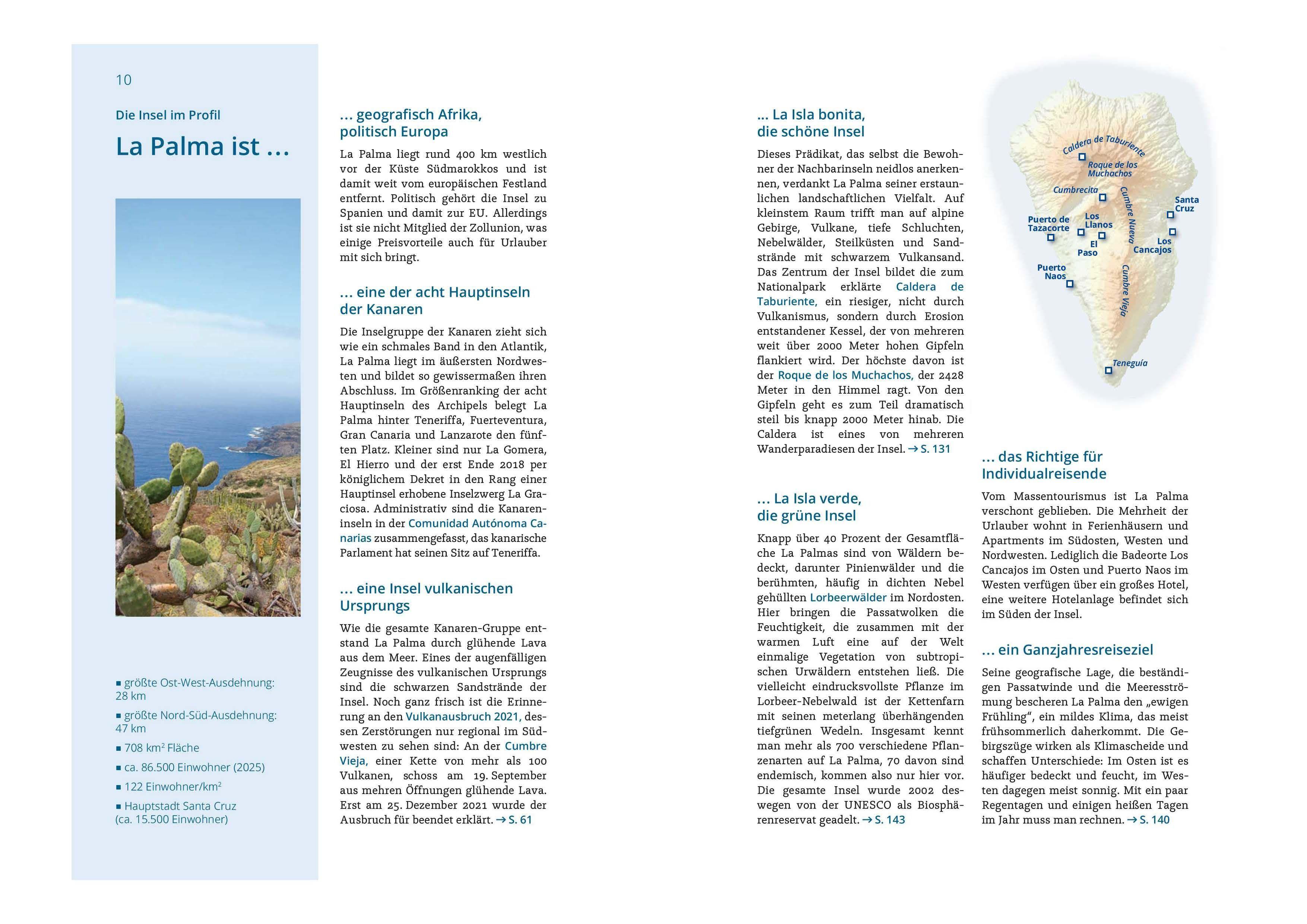 Beispielinhalt (Bild) MICHAEL MÜLLER REISEFÜHRER La Palma