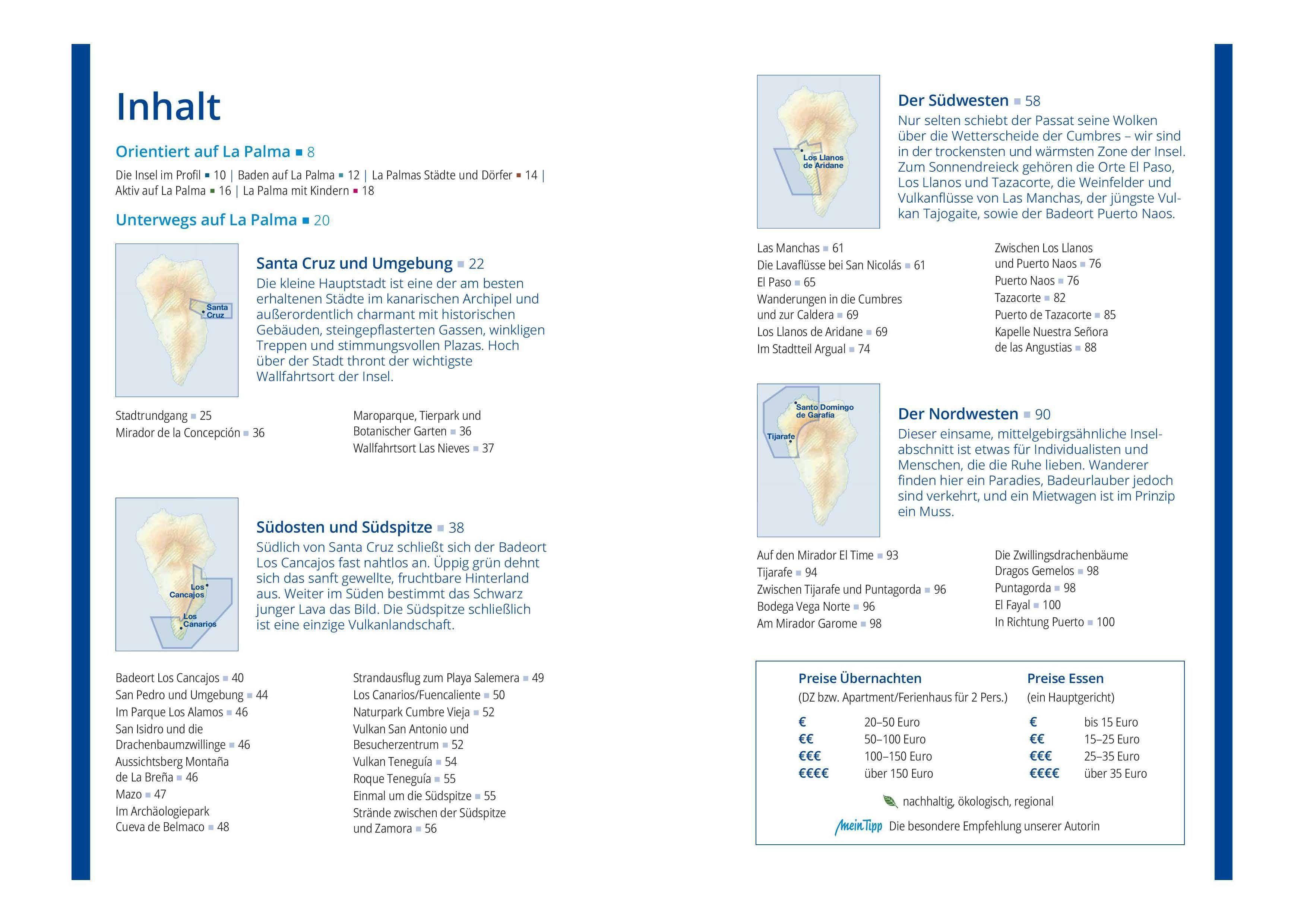 Beispielinhalt (Bild) MICHAEL MÜLLER REISEFÜHRER La Palma