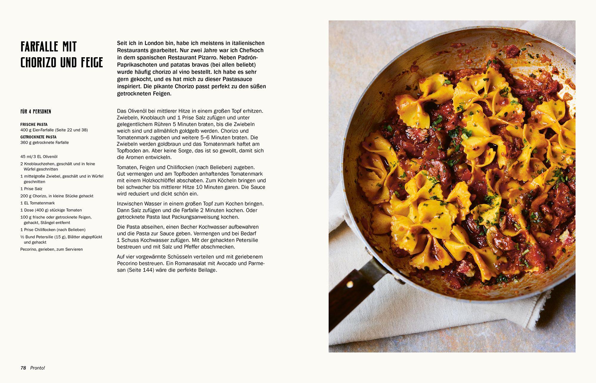 Beispielinhalt (Bild) Pasta Pronto
