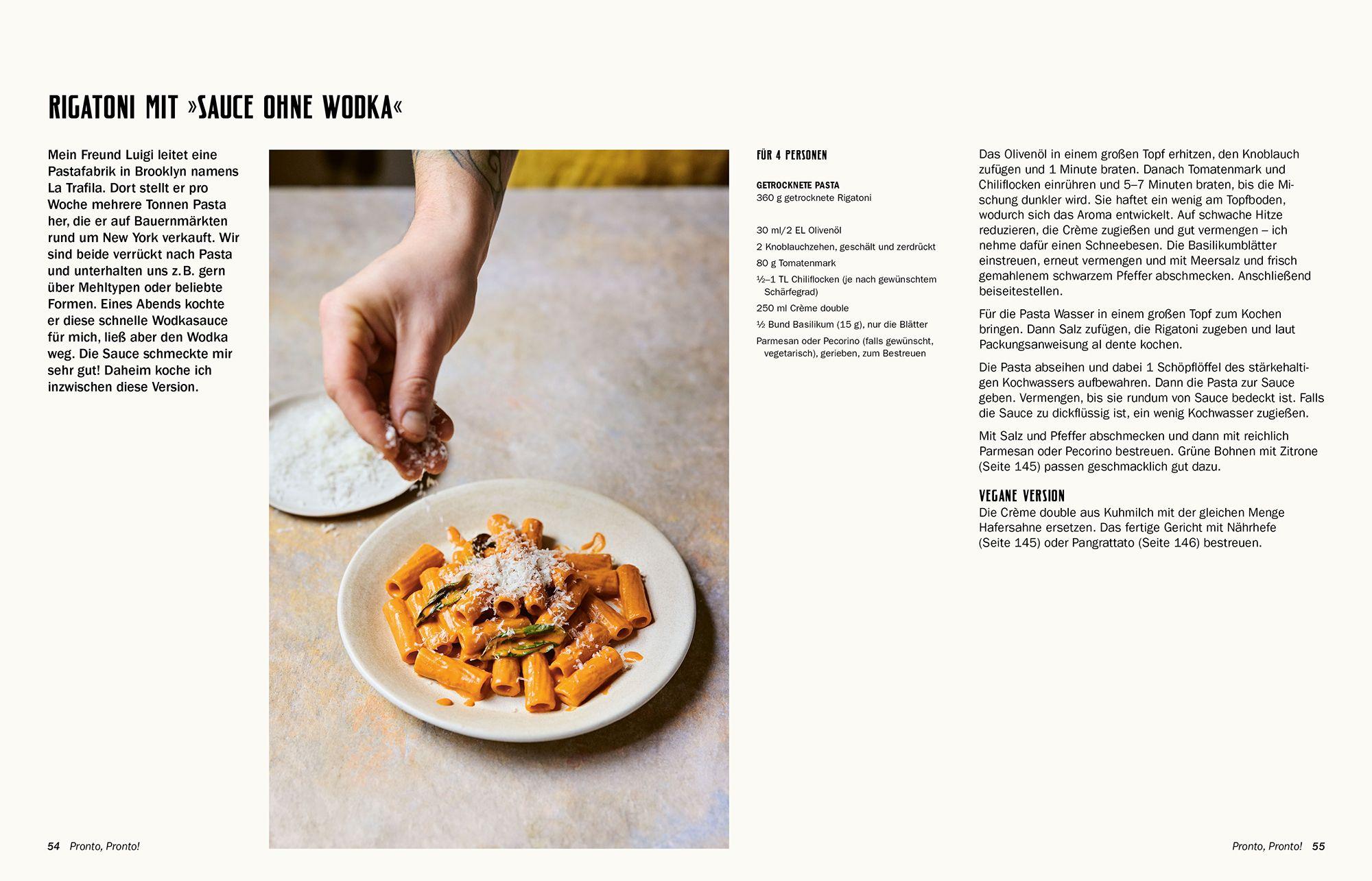 Beispielinhalt (Bild) Pasta Pronto