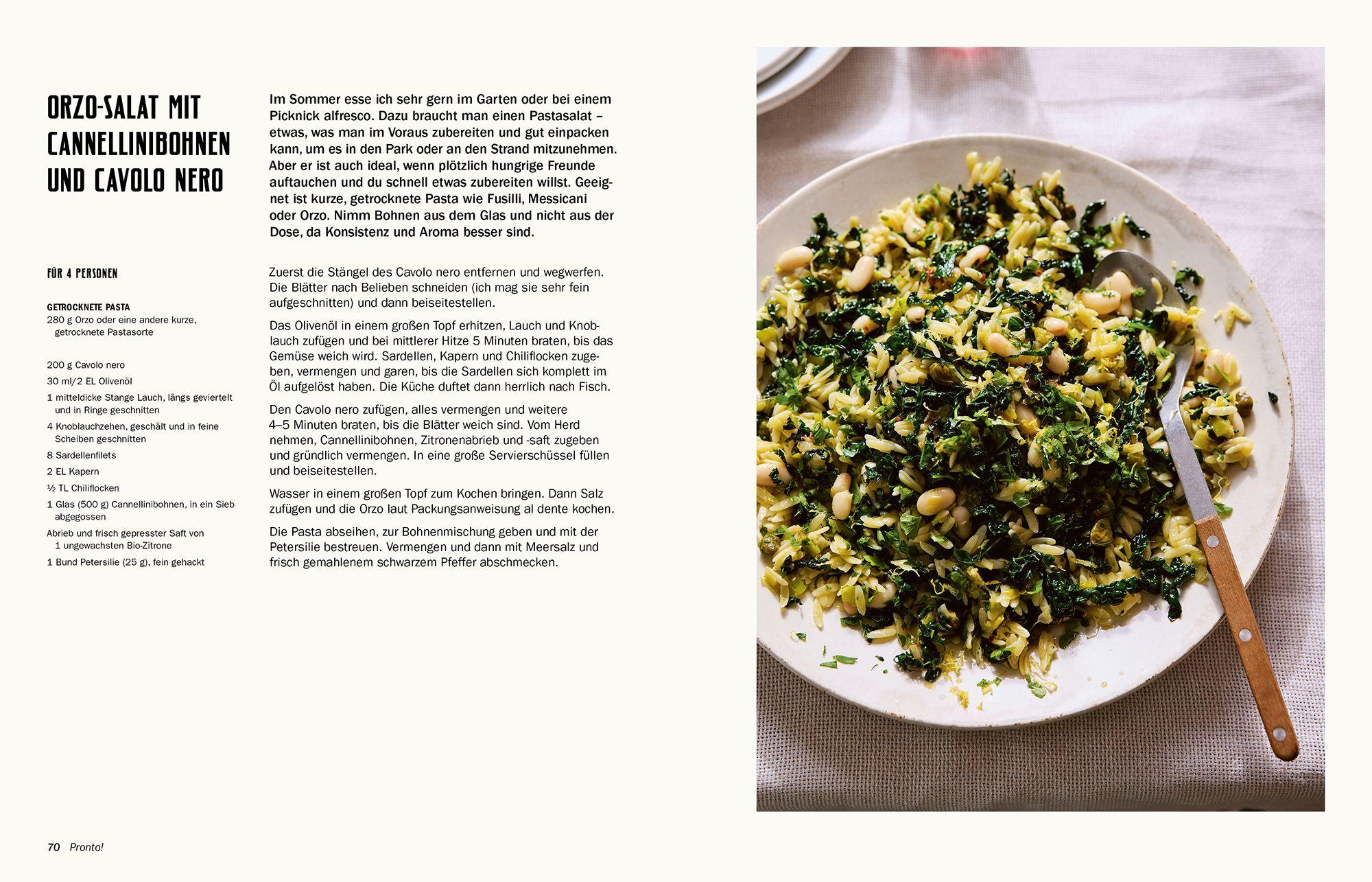 Beispielinhalt (Bild) Pasta Pronto
