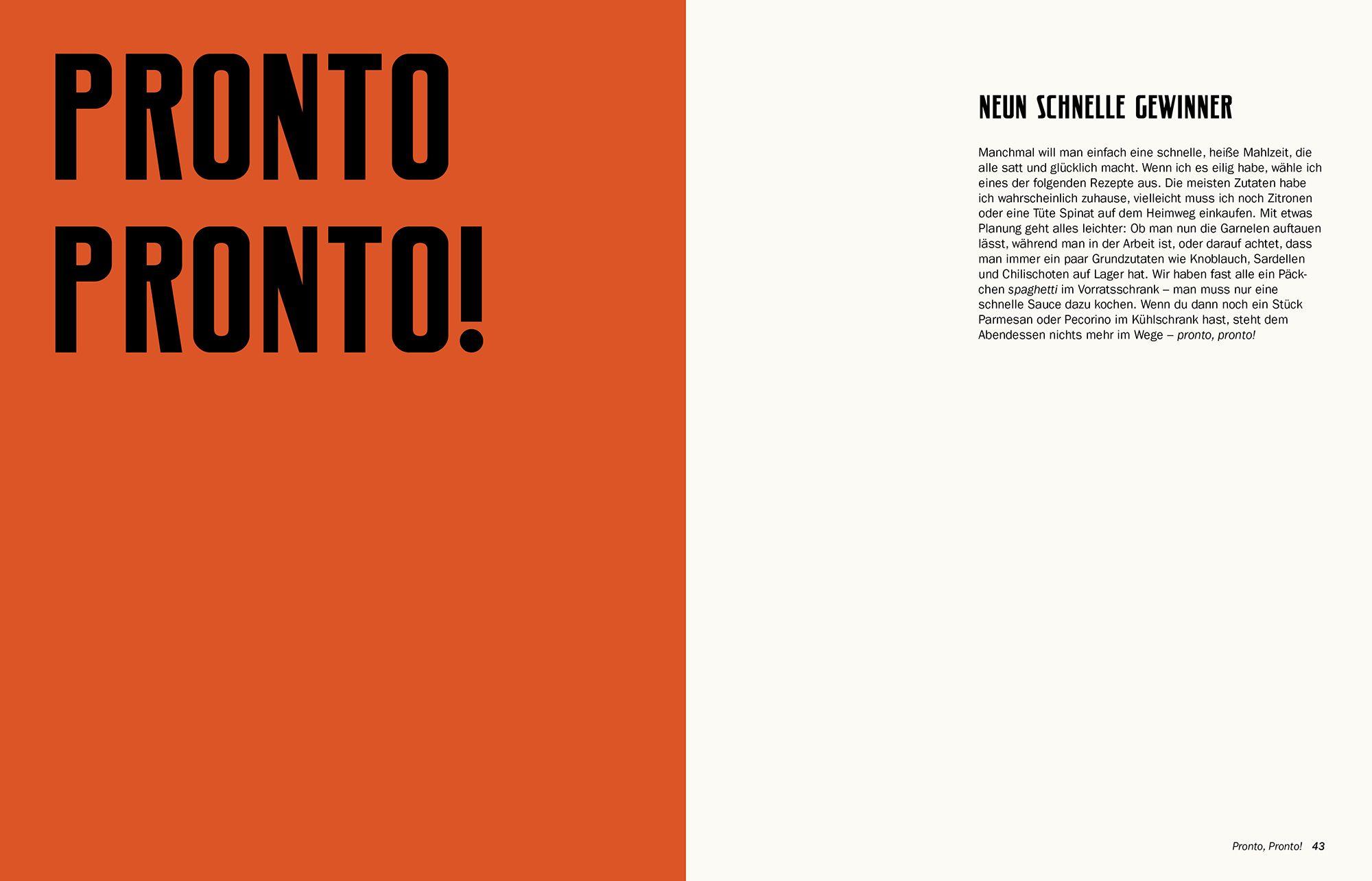 Beispielinhalt (Bild) Pasta Pronto