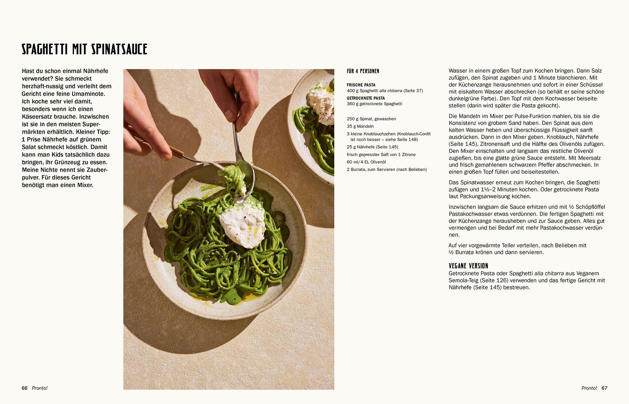 Beispielinhalt (Bild) Pasta Pronto