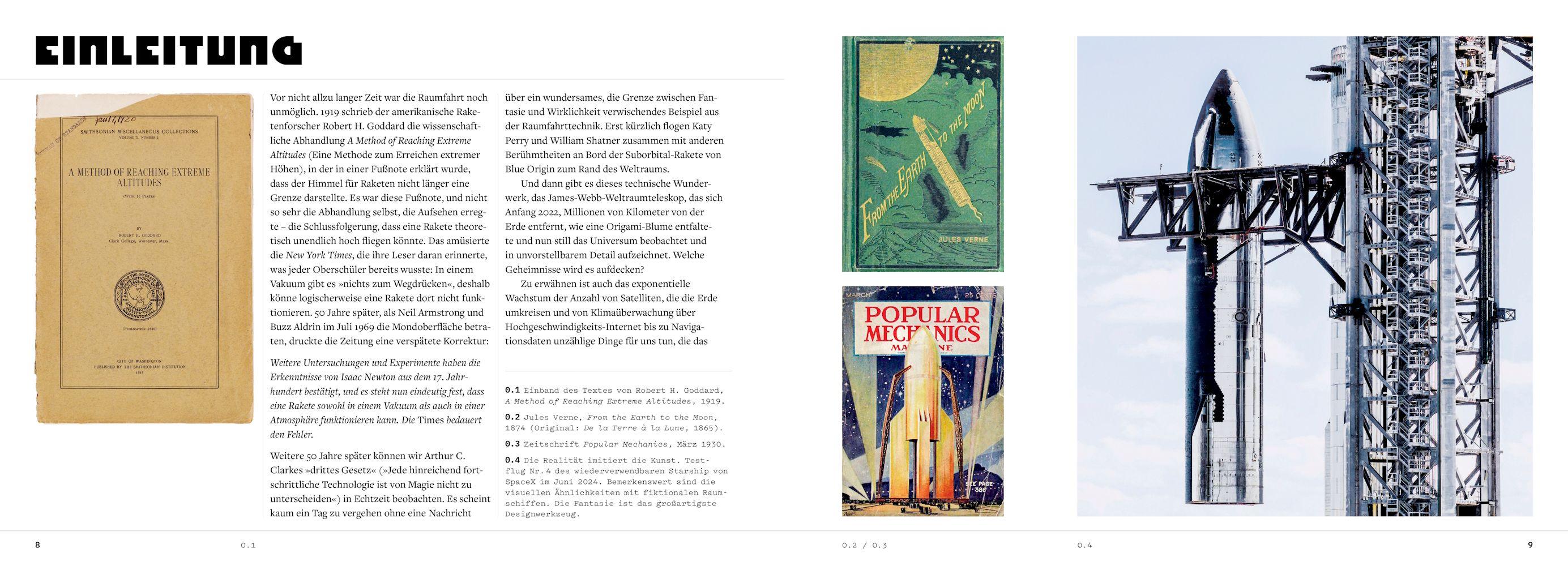 Beispielinhalt (Bild) Der Traum vom Weltraum