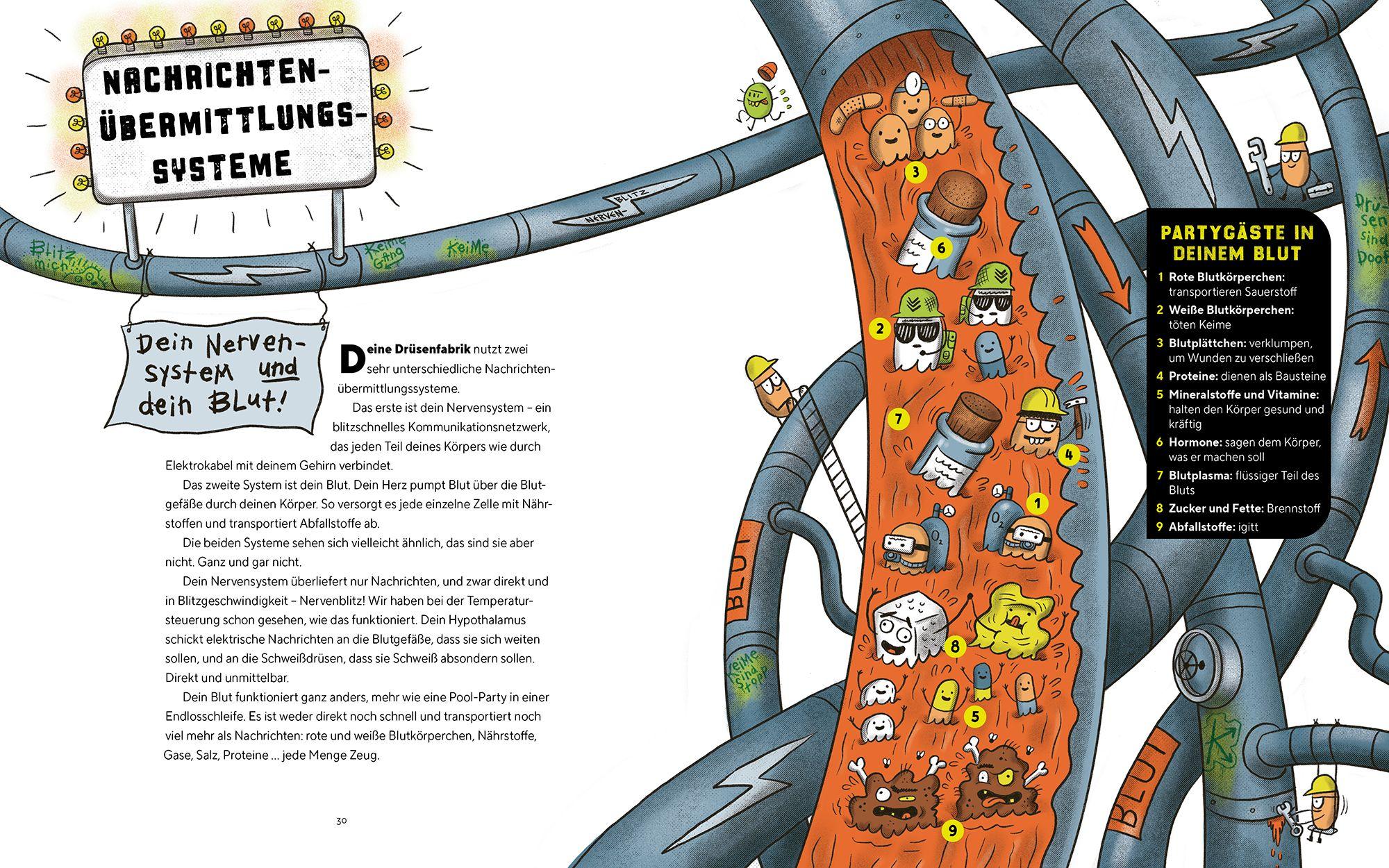 Beispielinhalt (Bild) Die Drüsenfabrik