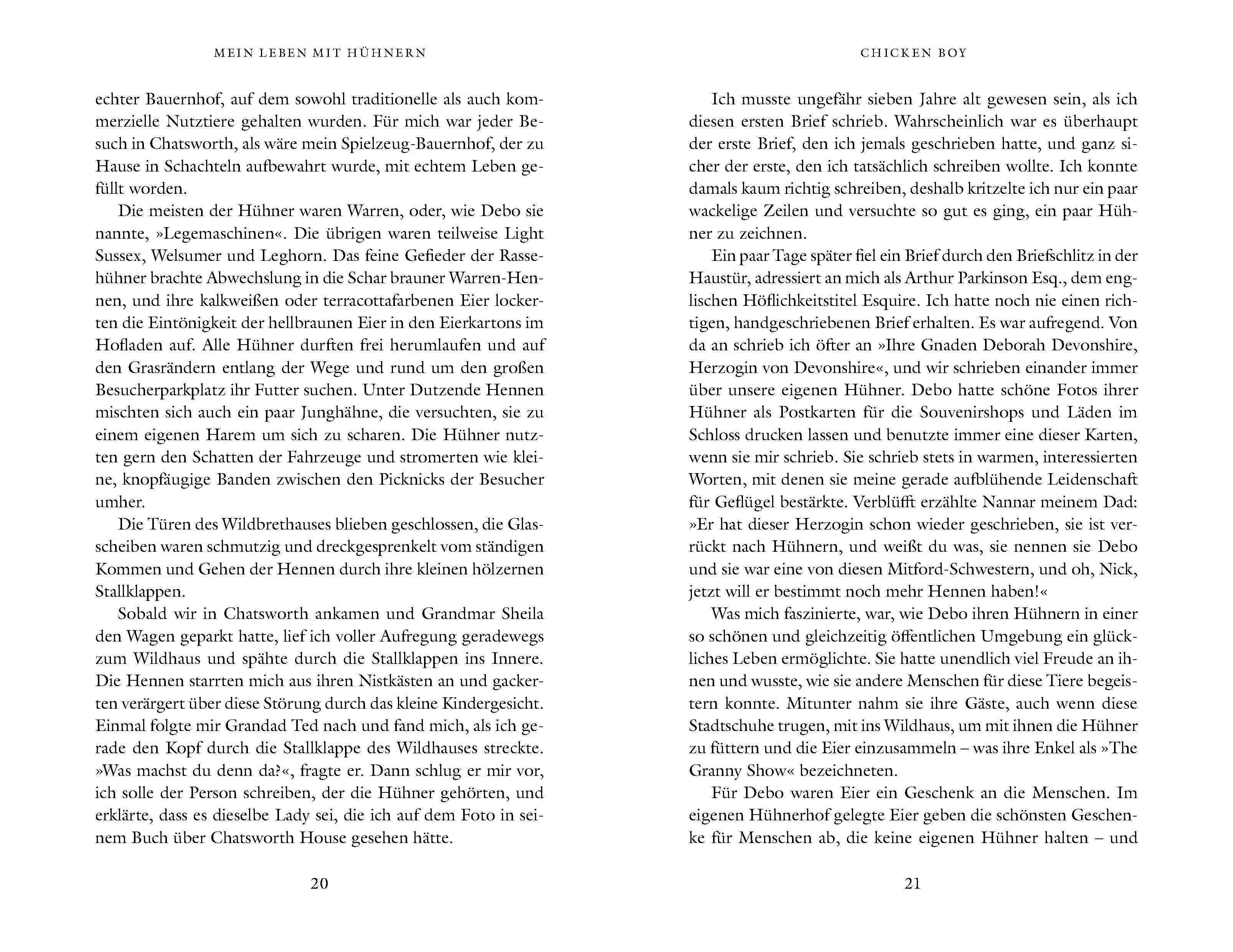 Beispielinhalt (Bild) Mein Leben mit Hühnern