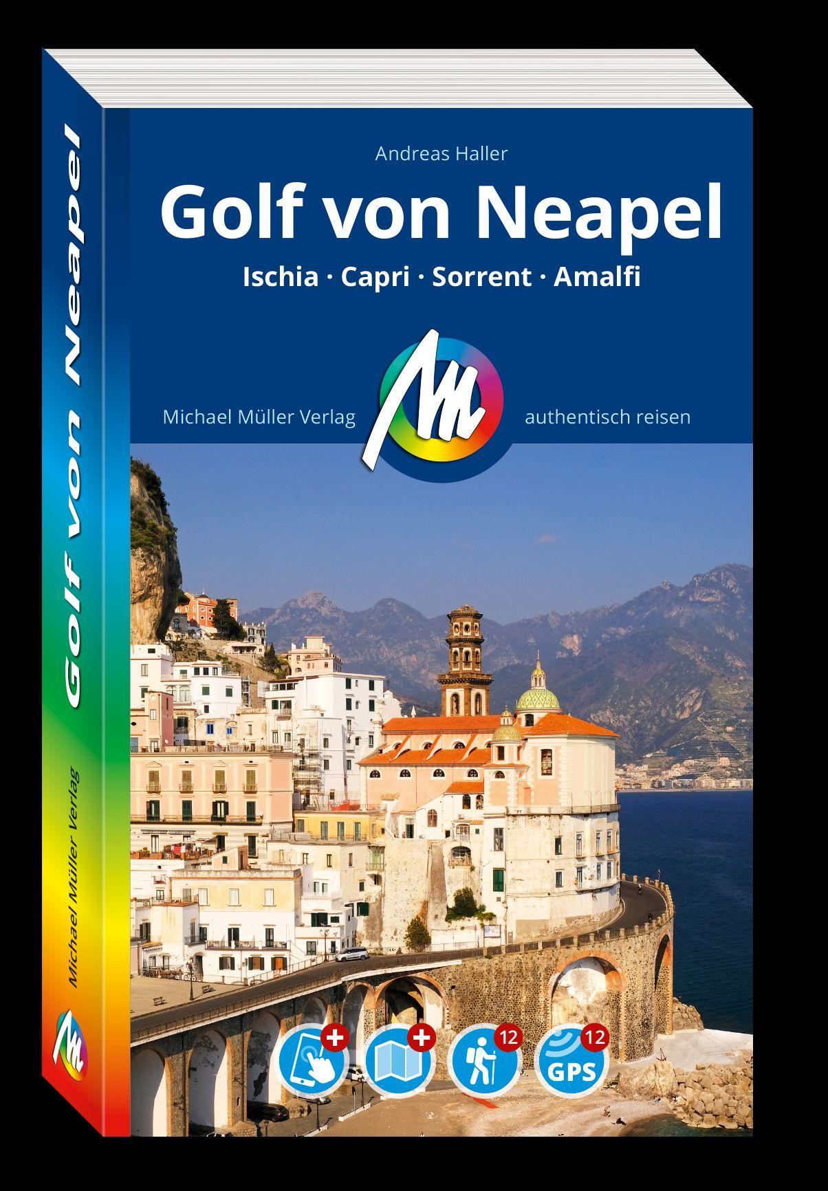 Vorderes Coverbild MICHAEL MÜLLER REISEFÜHRER Golf von Neapel