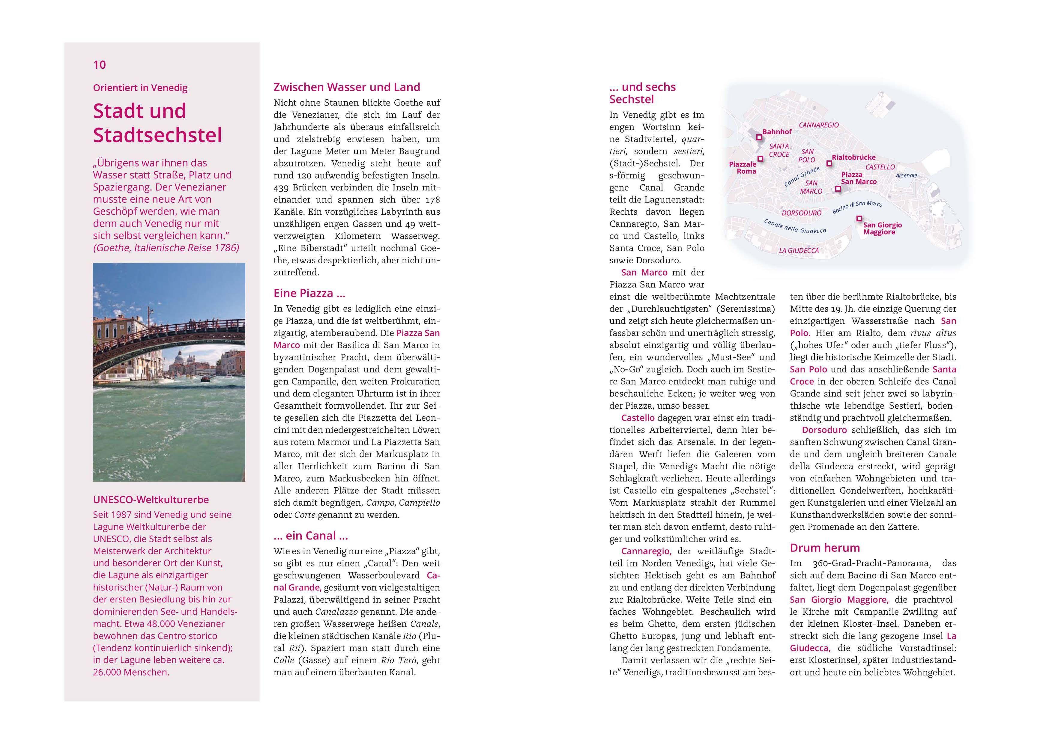 Beispielinhalt (Bild) MICHAEL MÜLLER REISEFÜHRER Venedig MM-City