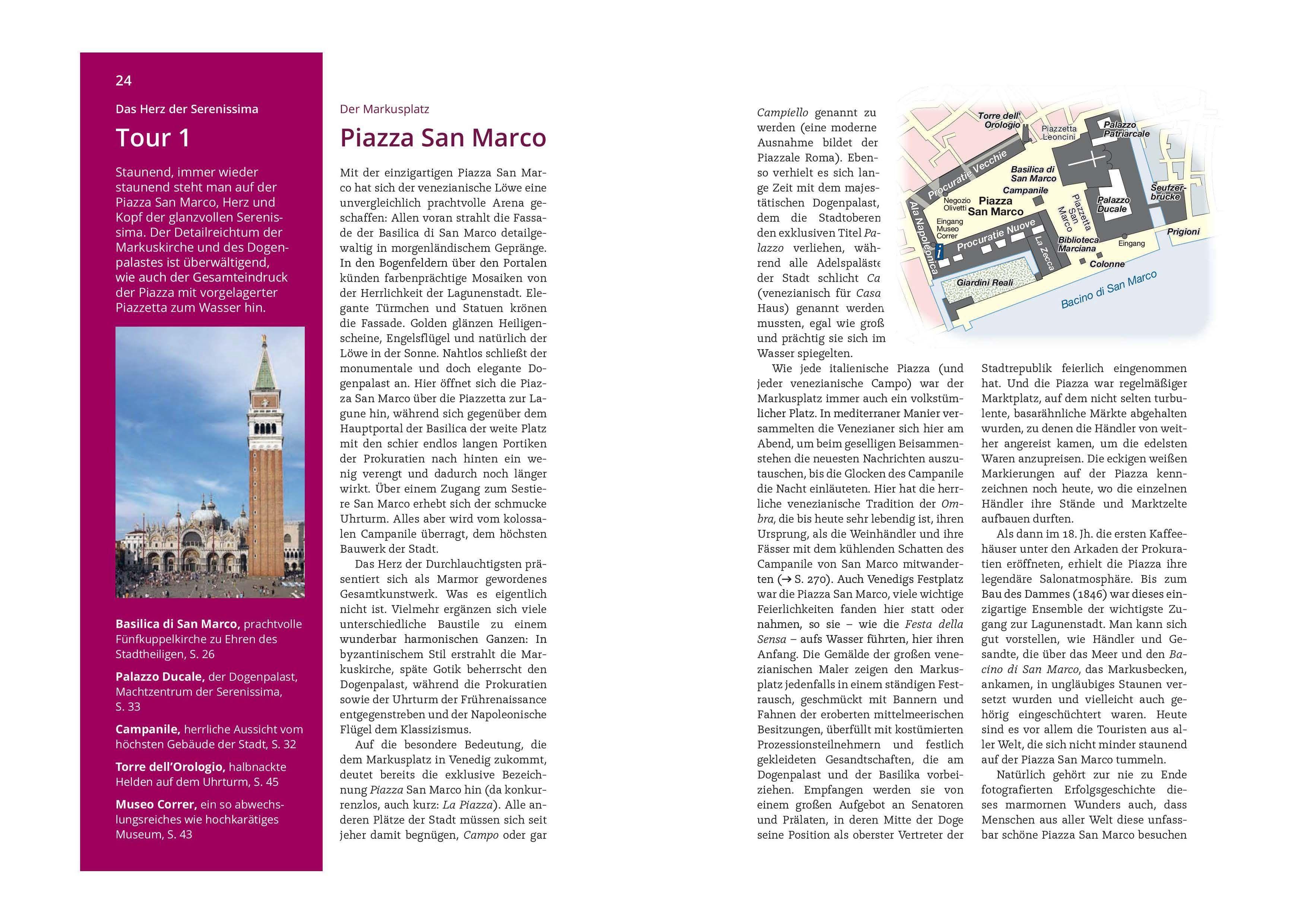 Beispielinhalt (Bild) MICHAEL MÜLLER REISEFÜHRER Venedig MM-City