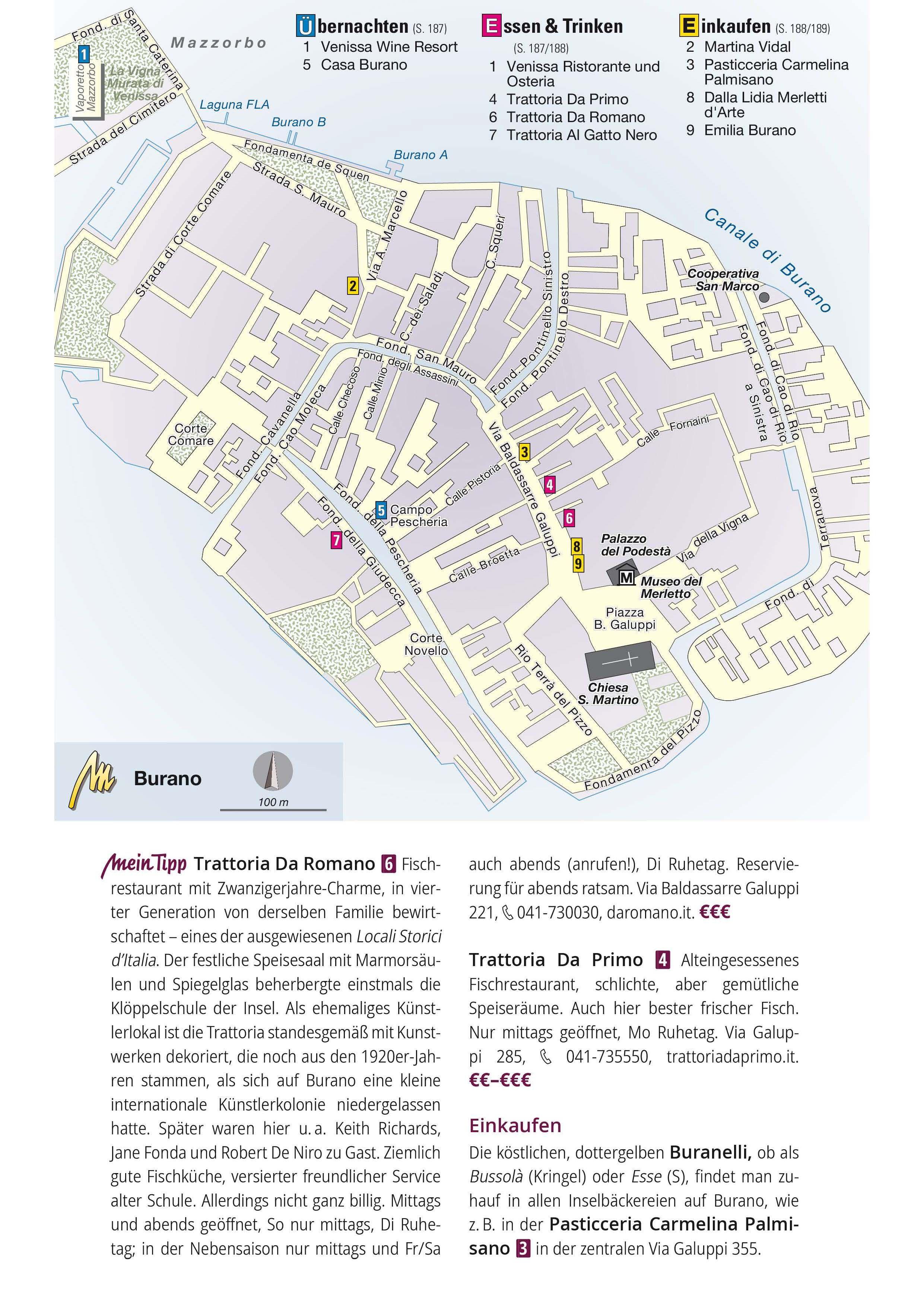 Beispielinhalt (Bild) MICHAEL MÜLLER REISEFÜHRER Venedig MM-City