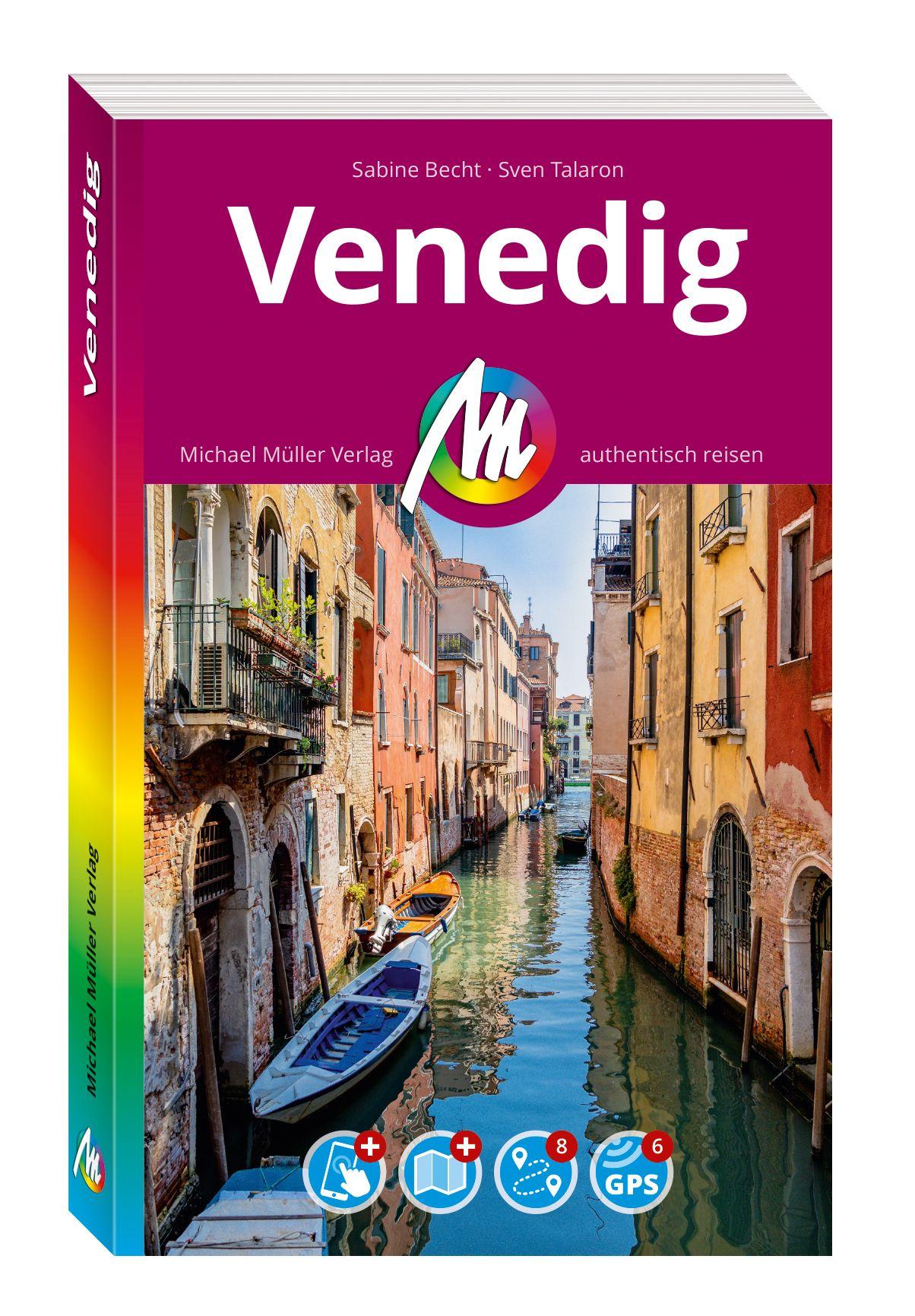 Vorderes Coverbild MICHAEL MÜLLER REISEFÜHRER Venedig MM-City