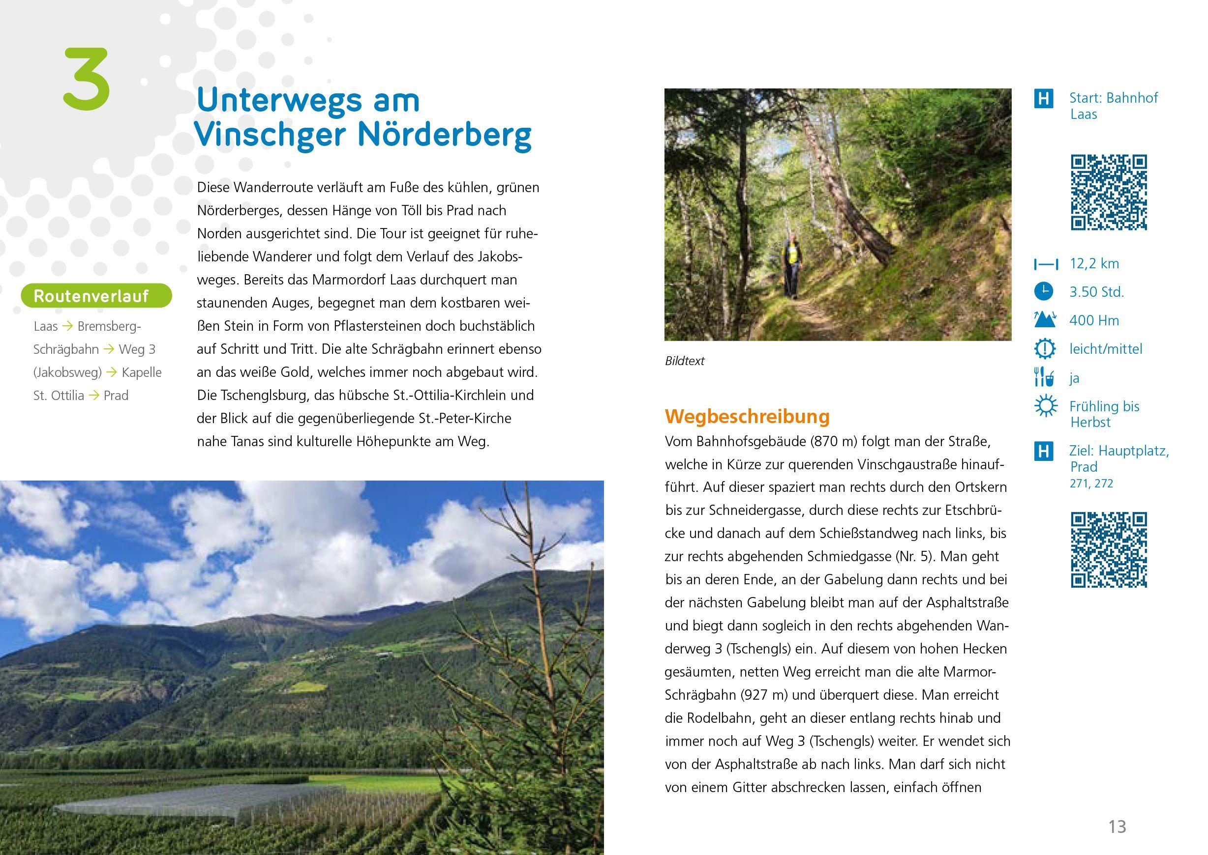 Beispielinhalt (Bild) Öffi-Touren in Südtirol